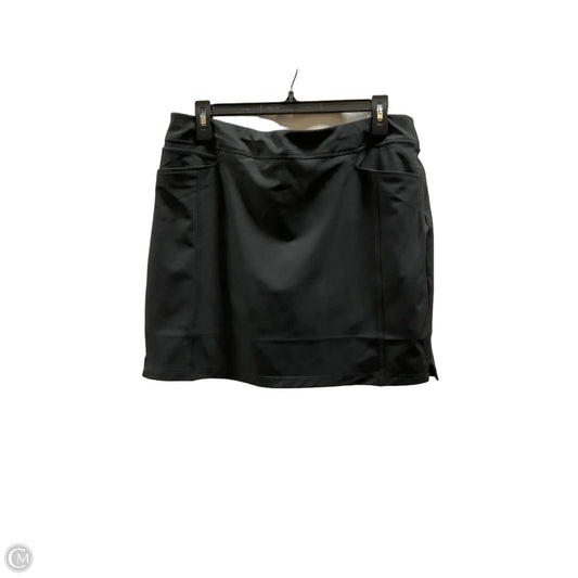 Athletic Skort By Adidas In Black, Size: M