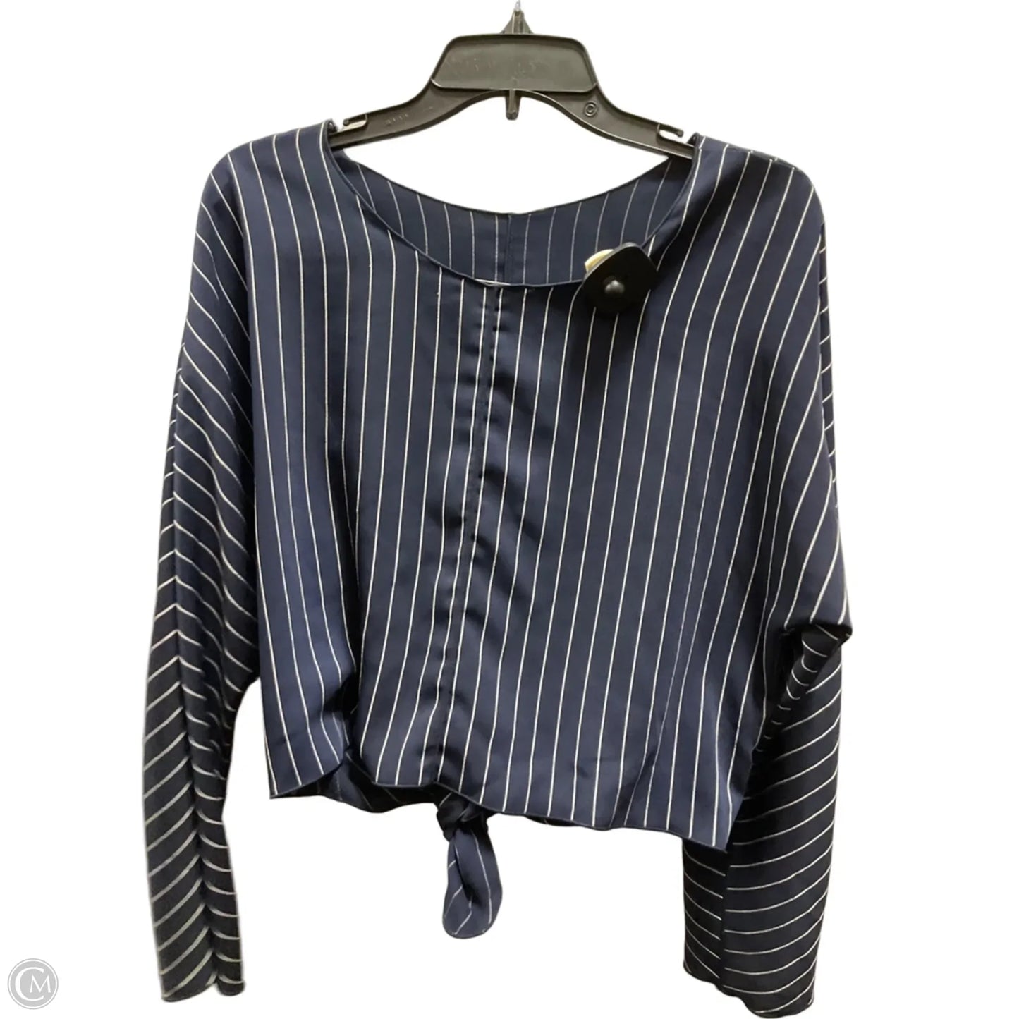 Top Long Sleeve Basic By Babaton In Striped Pattern, Size: M