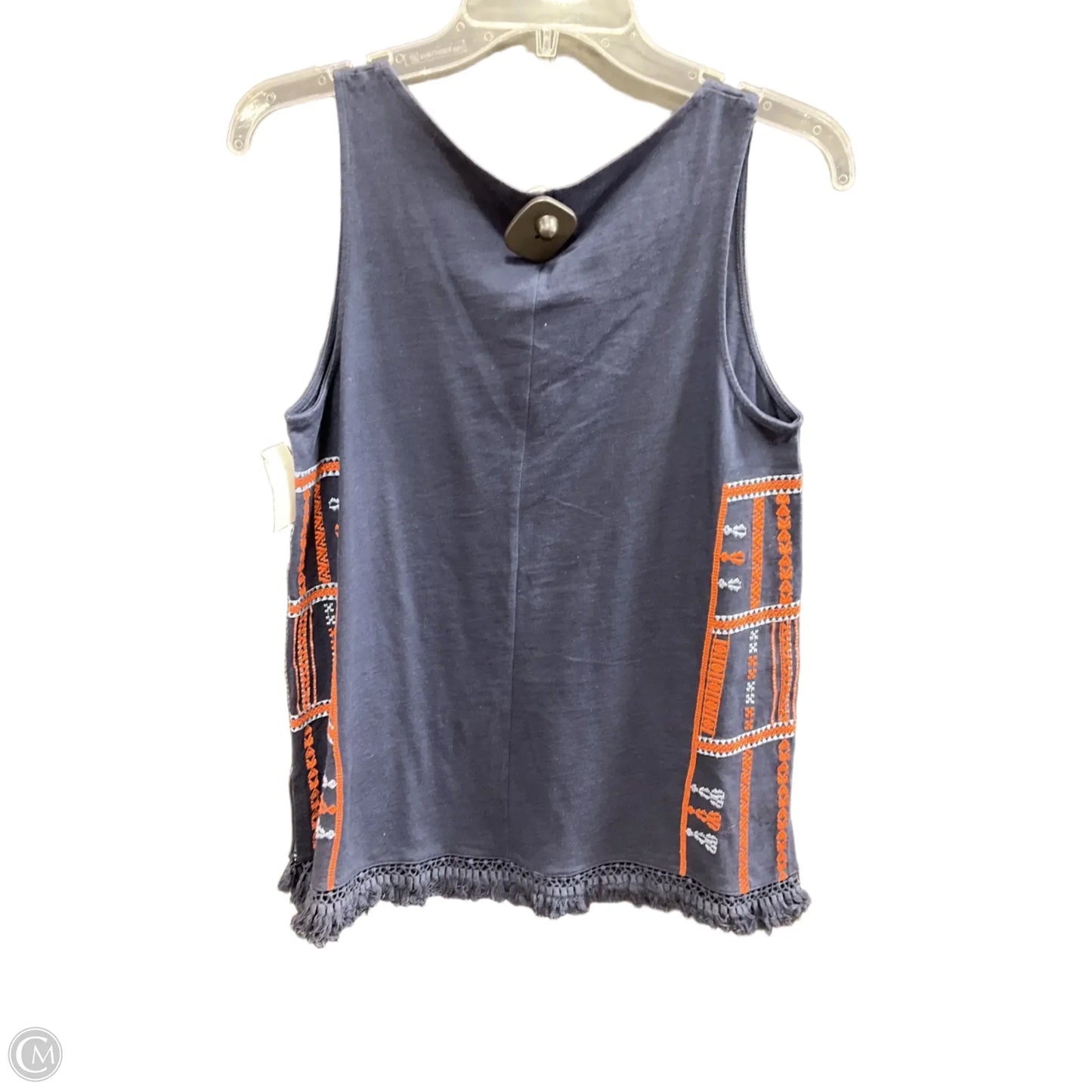 Top Sleeveless By Madewell In Navy, Size: S