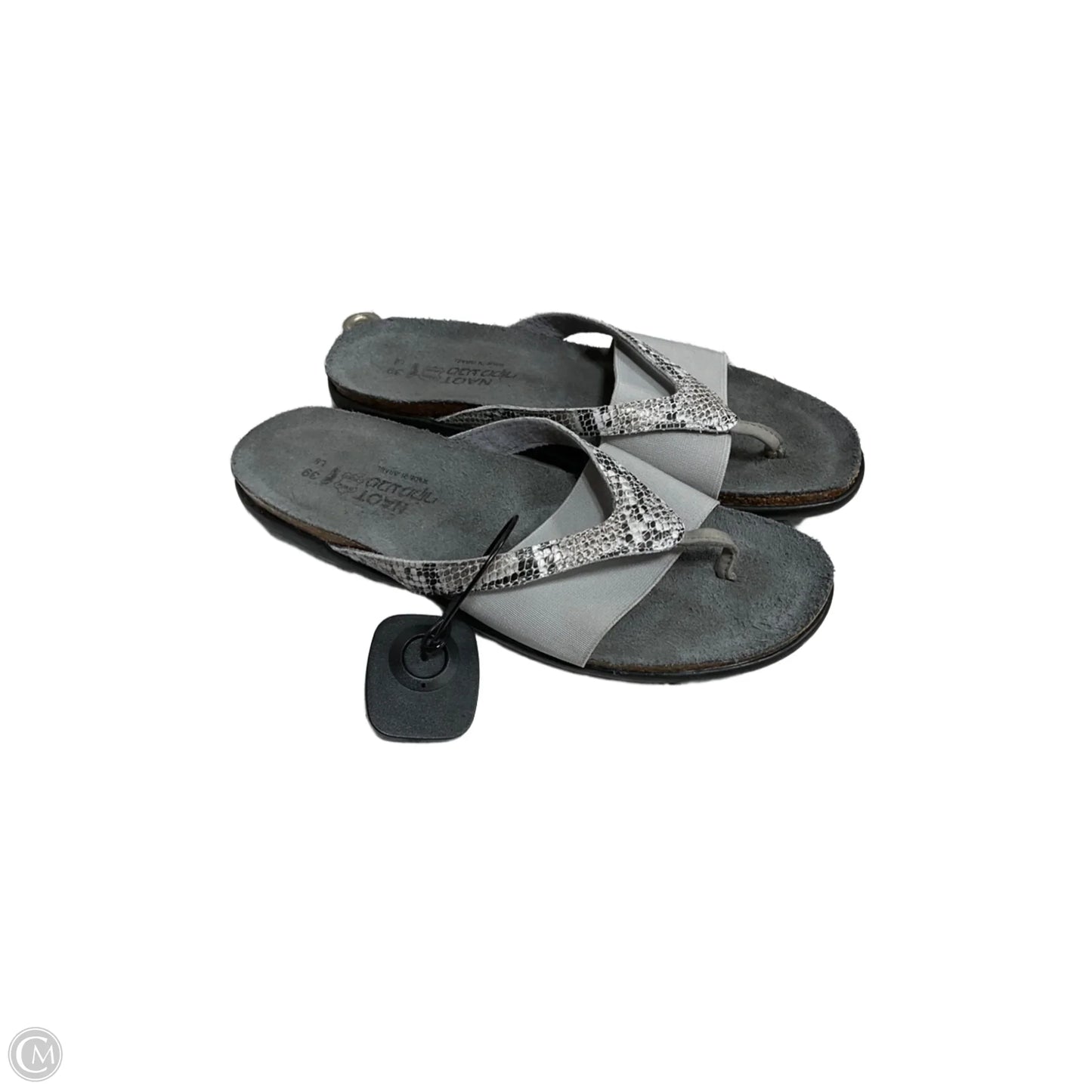 Sandals Flats By Naot In Grey, Size: 8