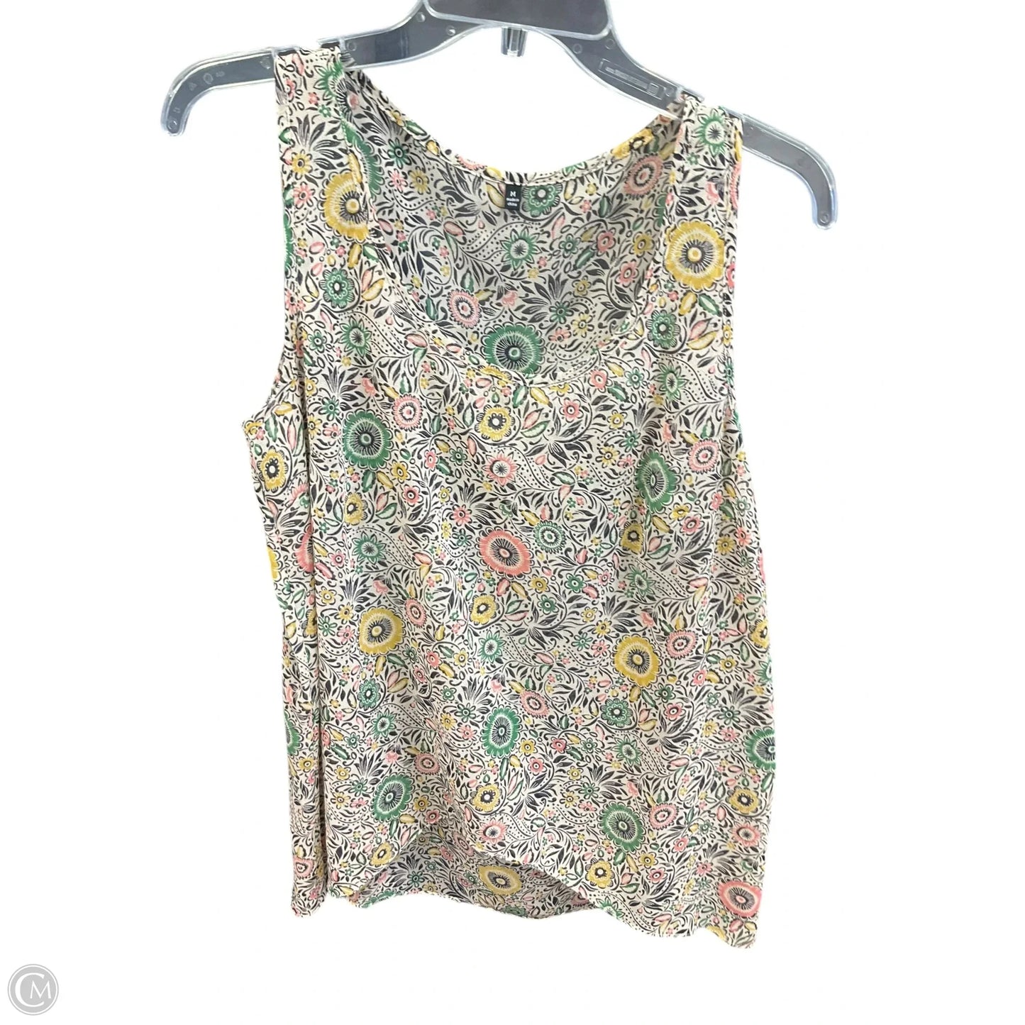 Top Sleeveless By Clothes Mentor In Floral Print, Size: M