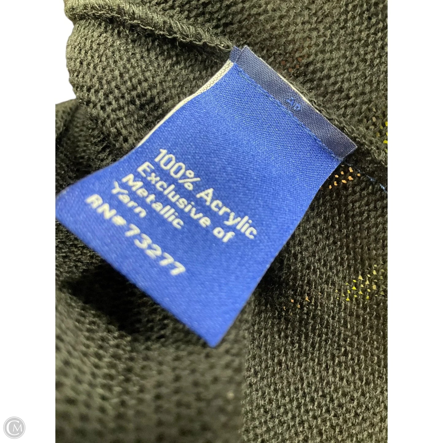 Sweater By Apt 9 In Black, Size: Xl