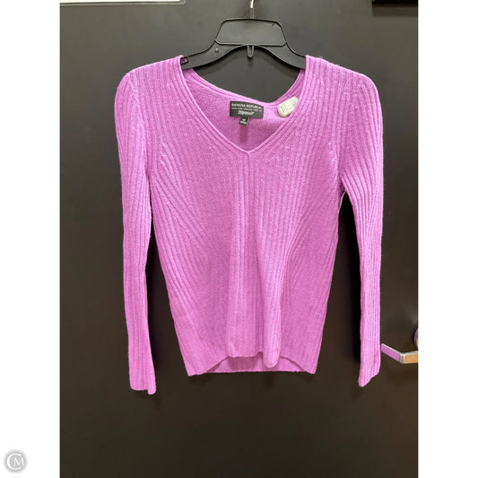 Sweater By Banana Republic In Purple, Size: Xs