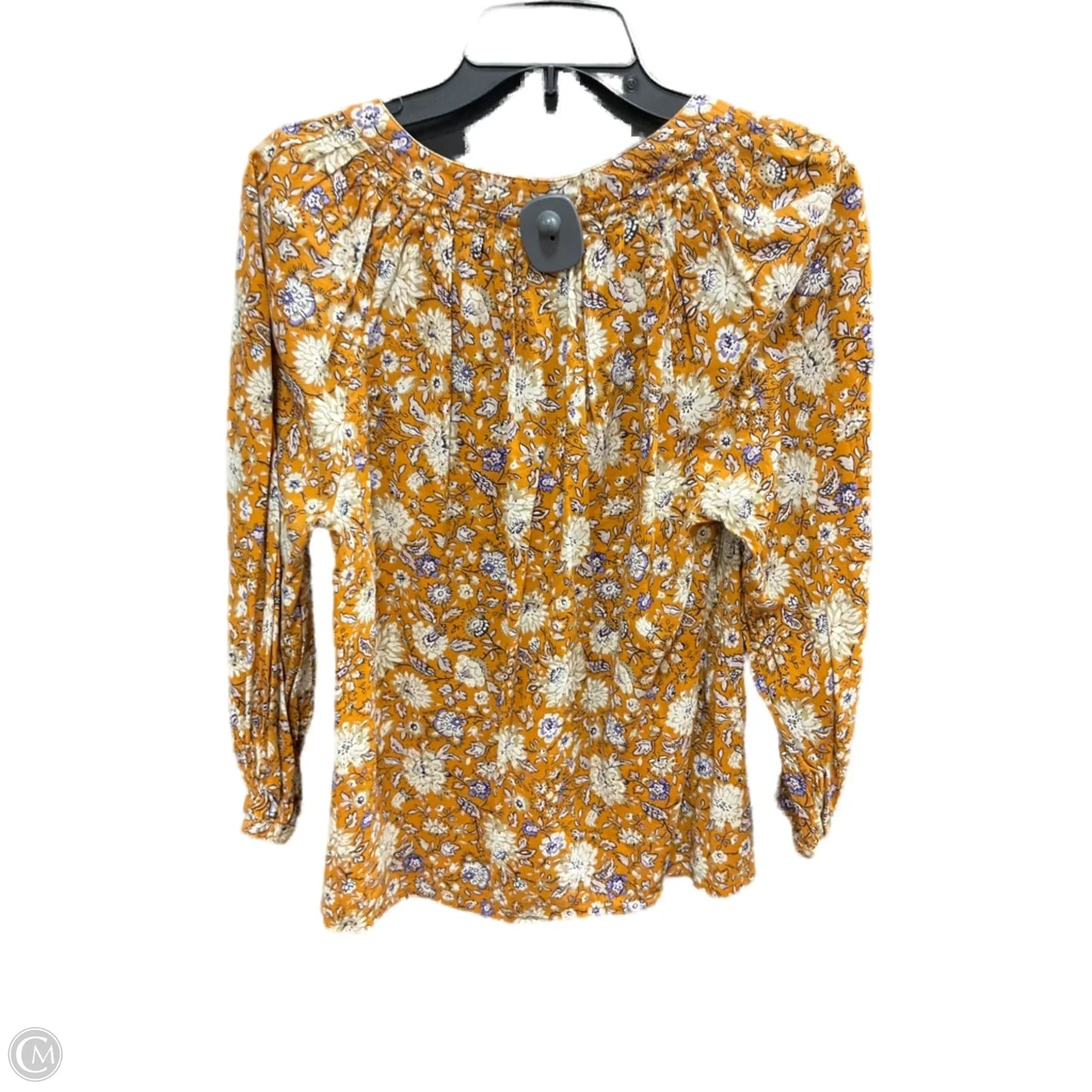 Top Long Sleeve By Old Navy In Gold, Size: S