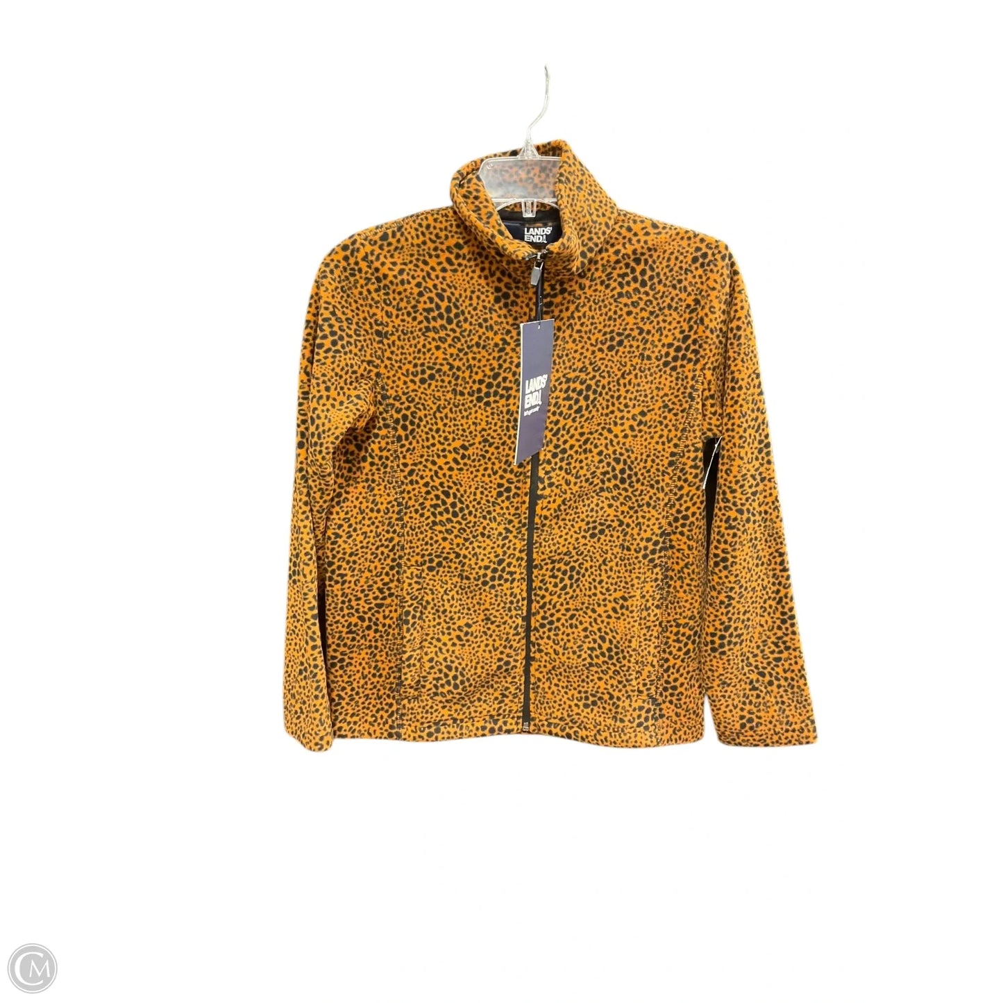 Jacket Fleece By Lands End In Animal Print, Size: Xs