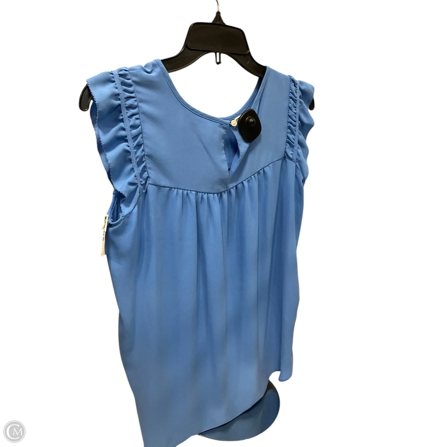 Top Short Sleeve By Loft In Blue, Size: S