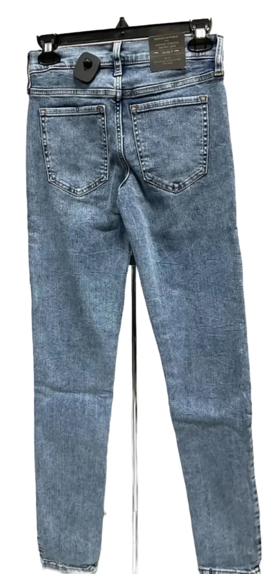 Jeans Skinny By Banana Republic In Blue, Size: 0