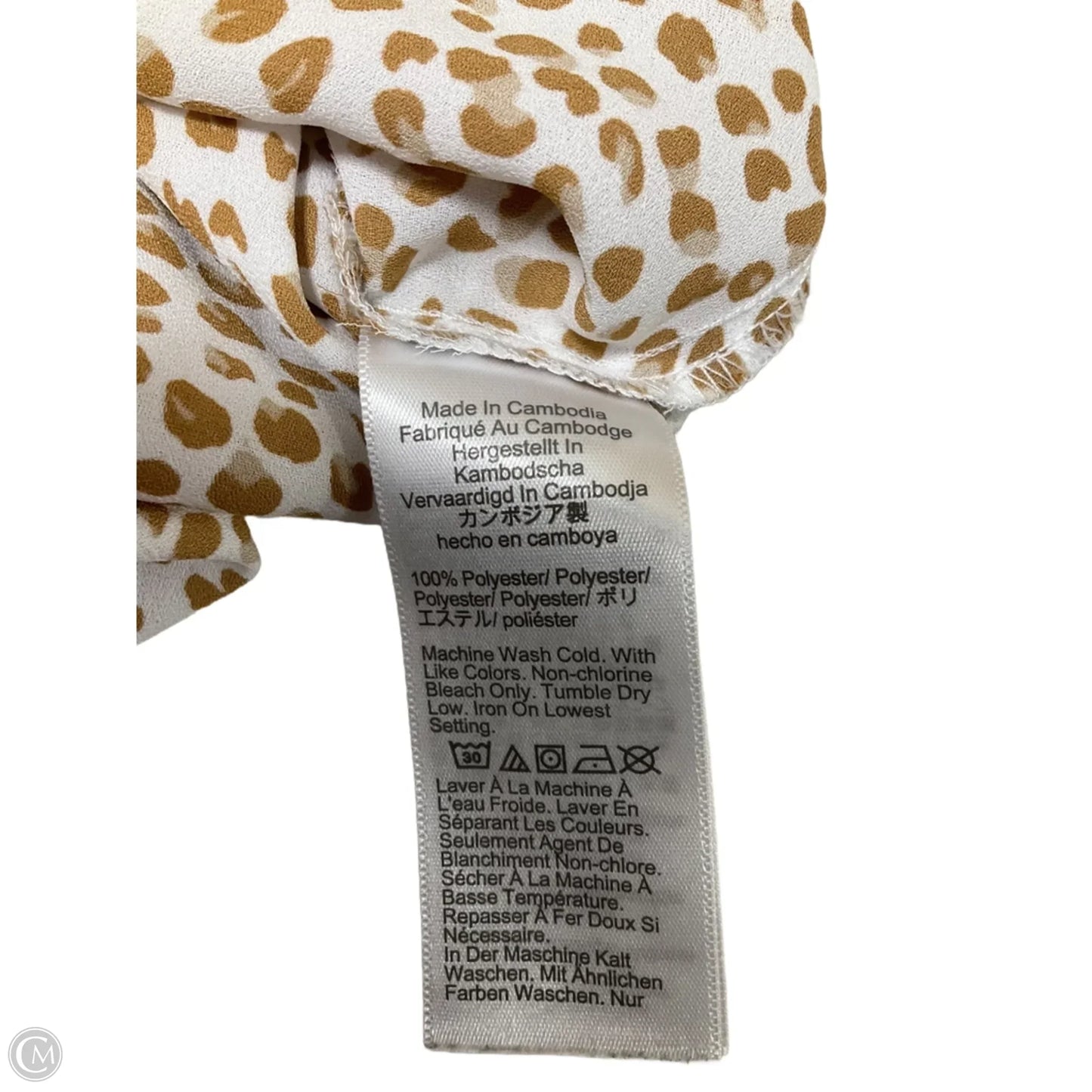 Top Long Sleeve By J. Crew In Tan, Size: S