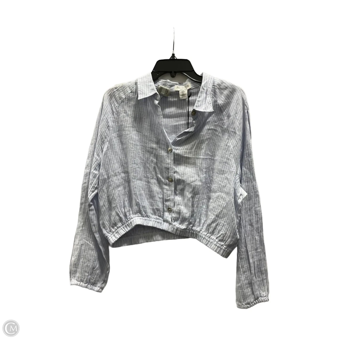 Top Long Sleeve By Rachel Zoe In Blue, Size: M