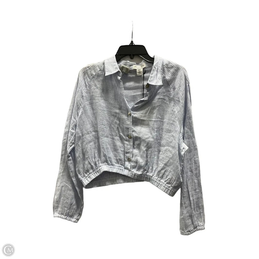 Top Long Sleeve By Rachel Zoe In Blue, Size: M