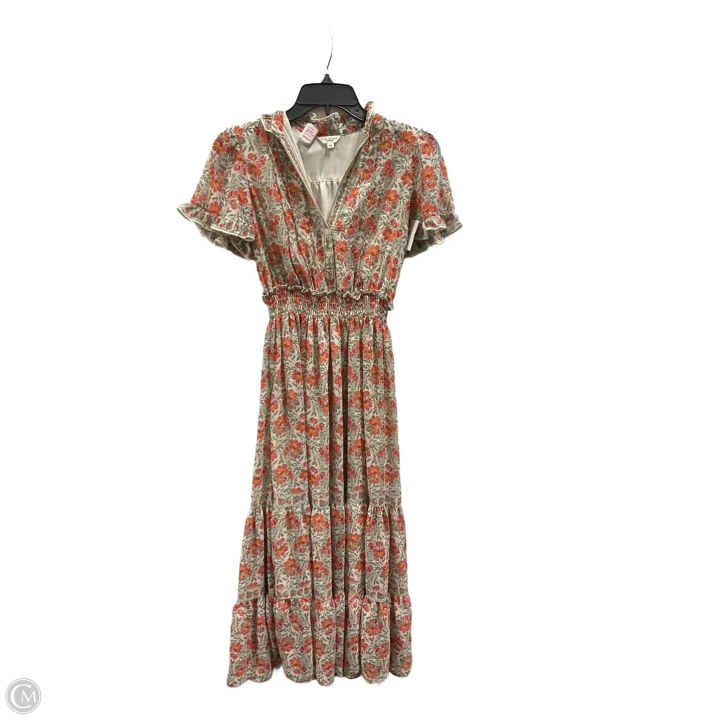 Dress Casual Maxi By Max Studio In Orange, Size: Xs