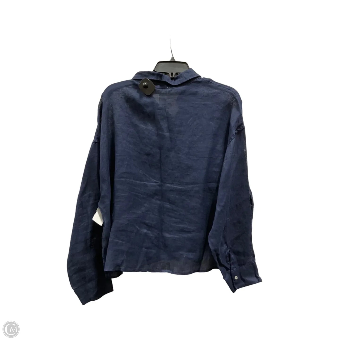 Top Long Sleeve By Cynthia Rowley In Blue, Size: L