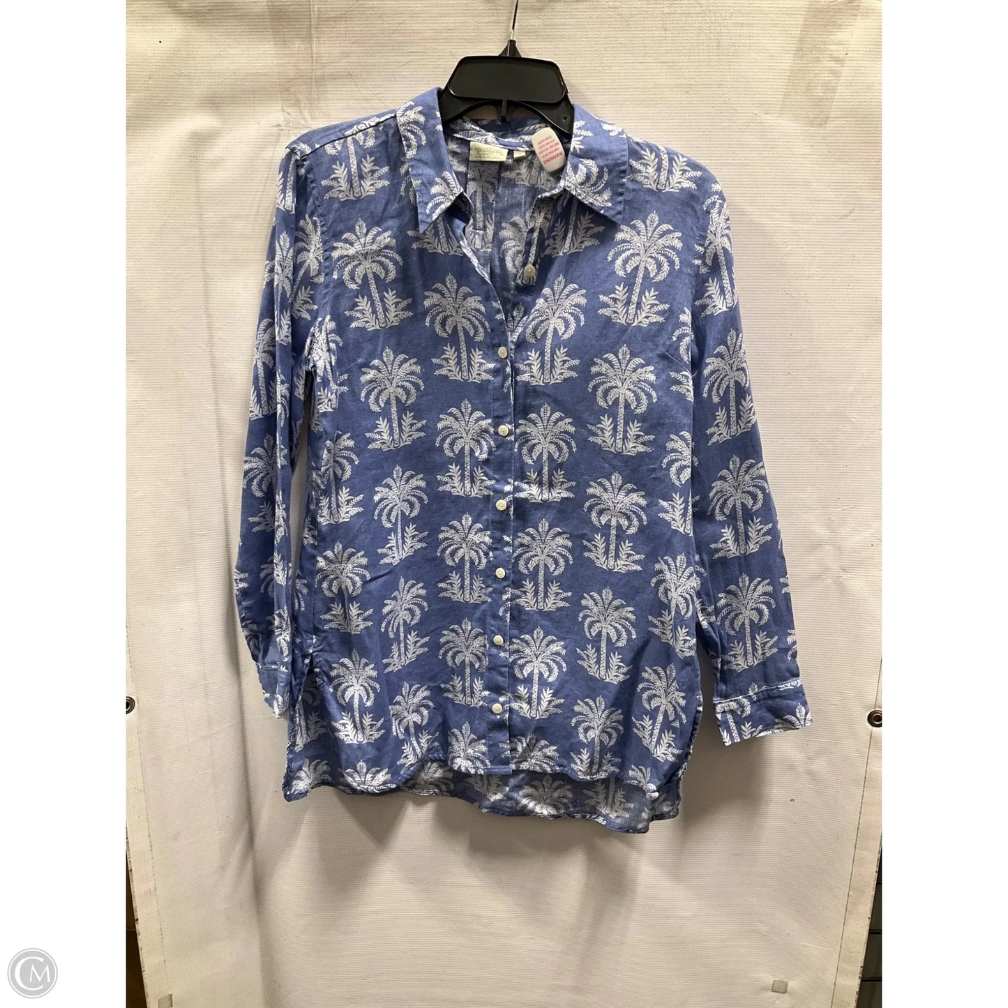 Top Long Sleeve By Spartina In Blue, Size: S