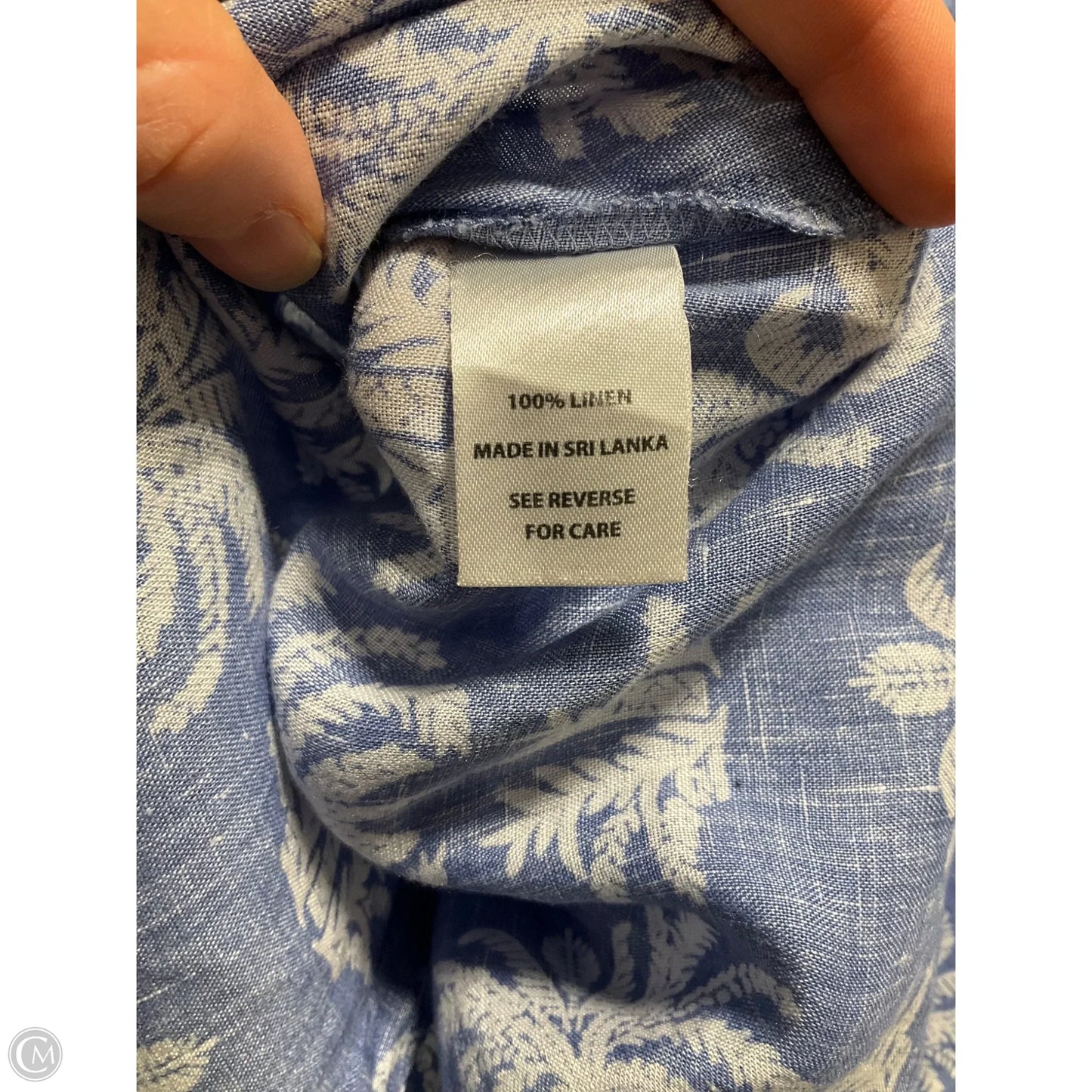 Top Long Sleeve By Spartina In Blue, Size: S