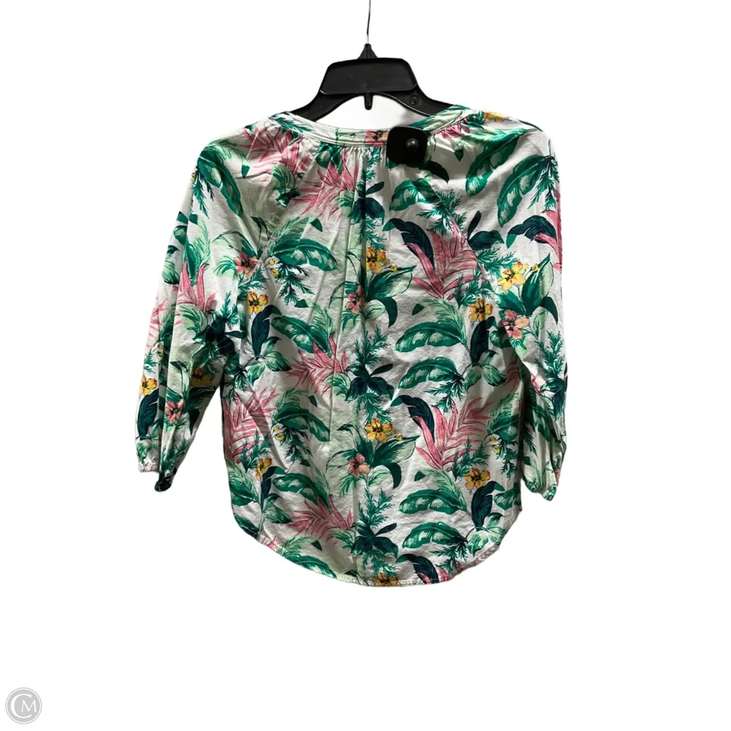 Top Long Sleeve By Loft In Green, Size: Xs
