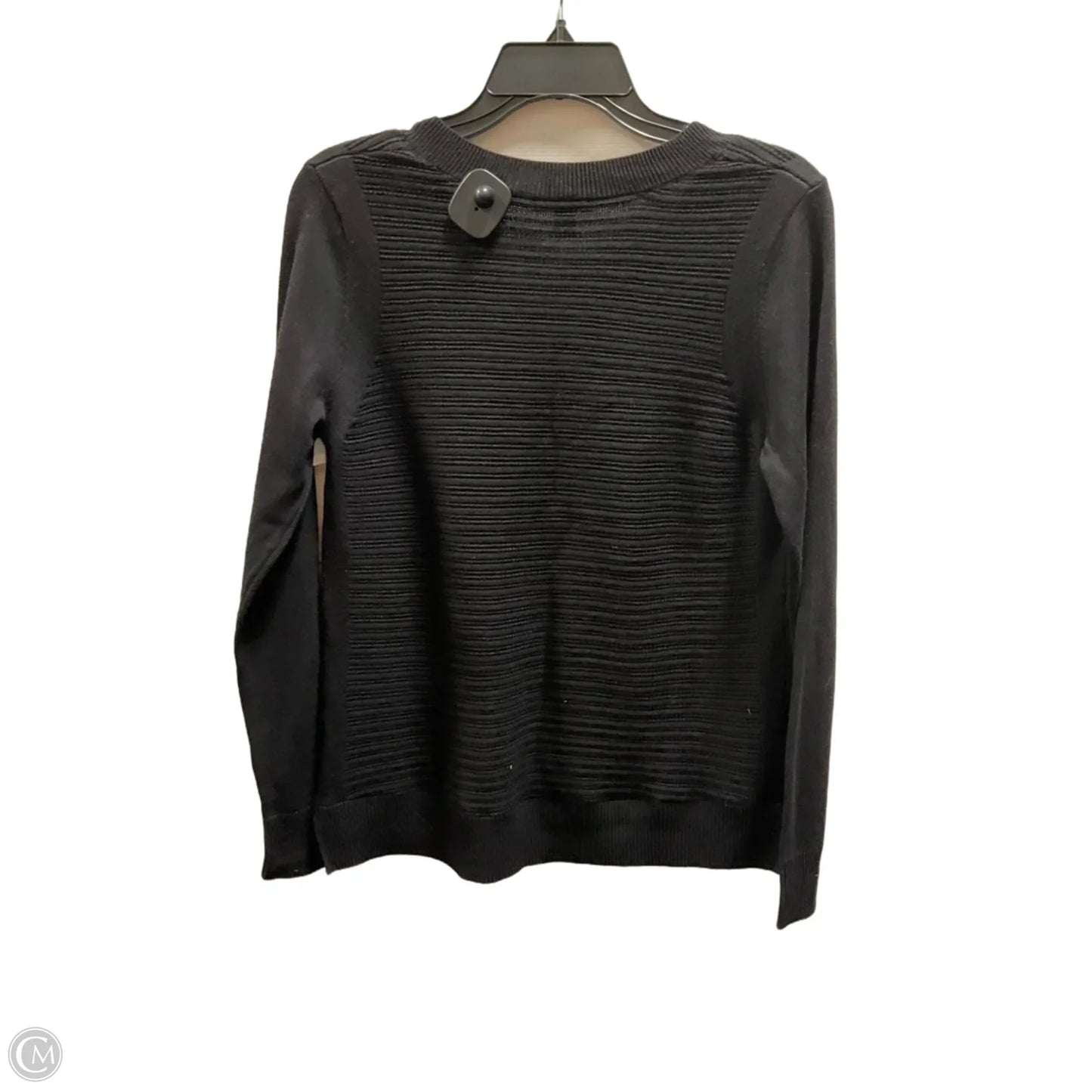 Top Long Sleeve By Hilary Radley In Black, Size: S