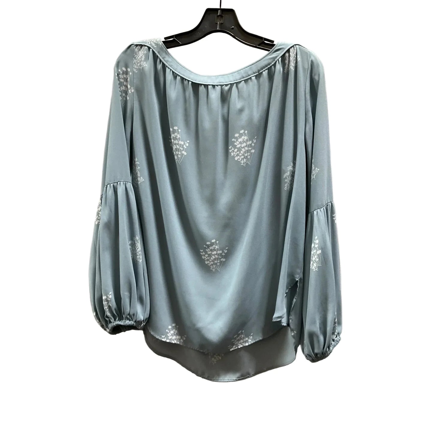 Top Long Sleeve By Loft In Blue, Size: L