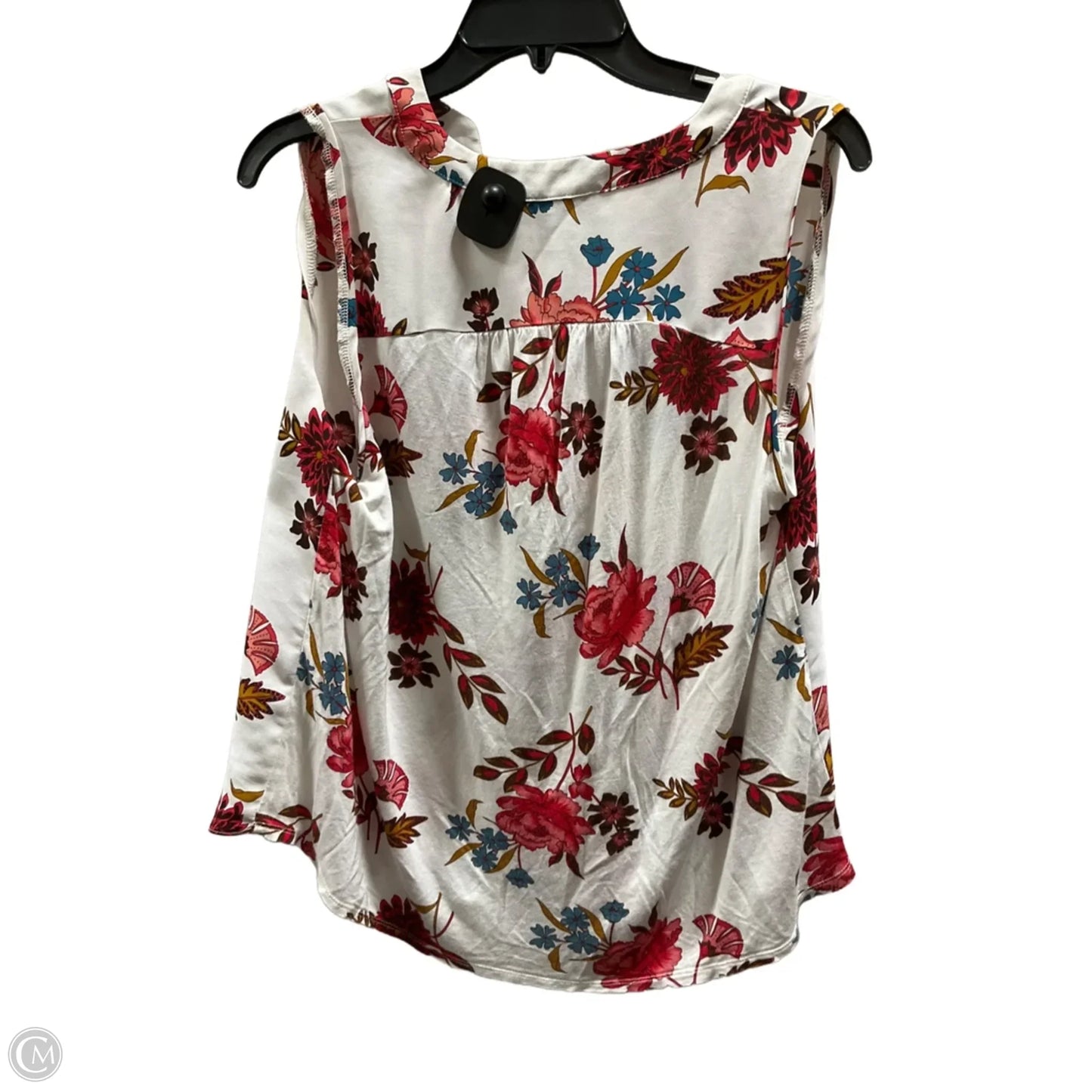Top Sleeveless By Loft In White, Size: S