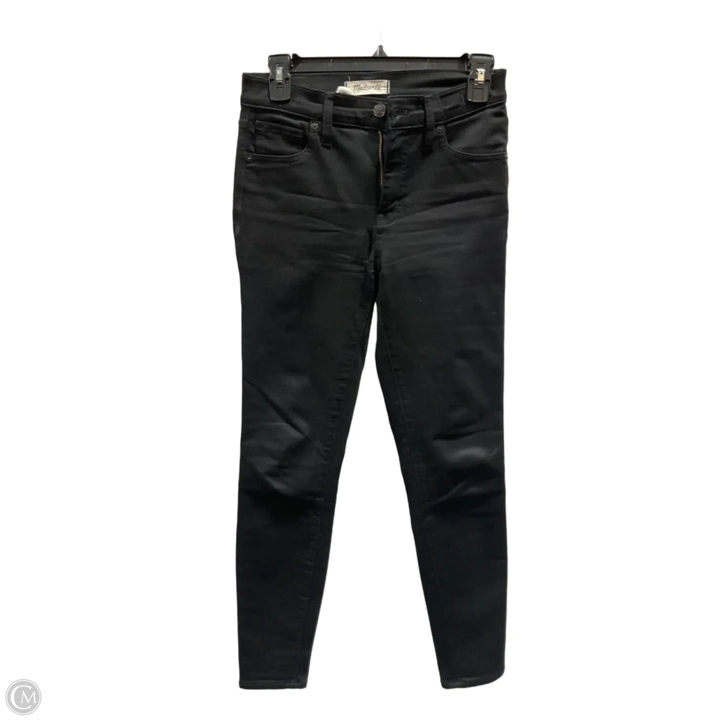 Jeans Skinny By Madewell In Black, Size: 4