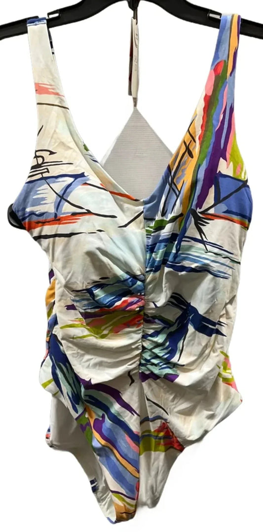 Swimsuit By Calia In Multi-colored, Size: Xl
