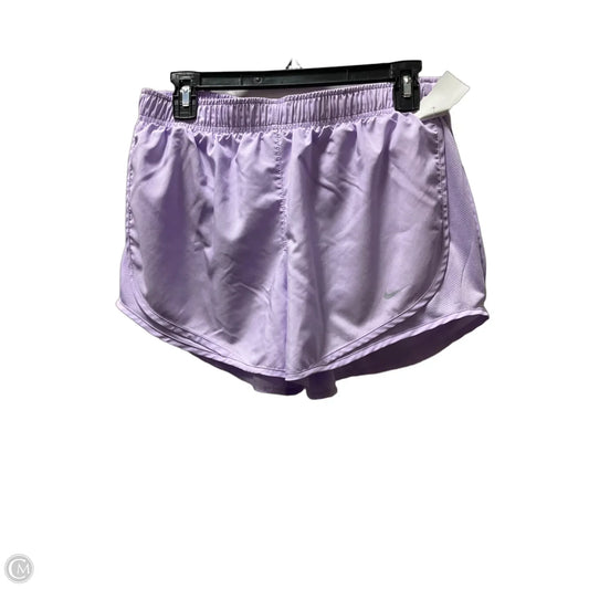 Athletic Shorts By Nike Apparel In Purple, Size: L