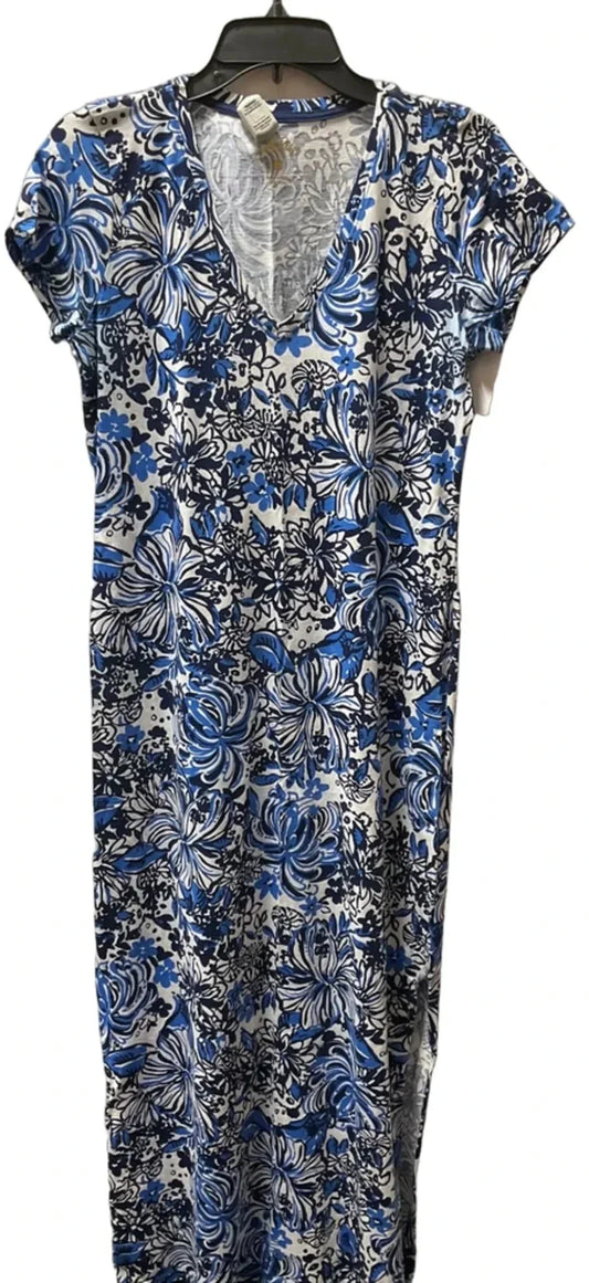 Dress Designer By Lilly Pulitzer In Blue, Size: M
