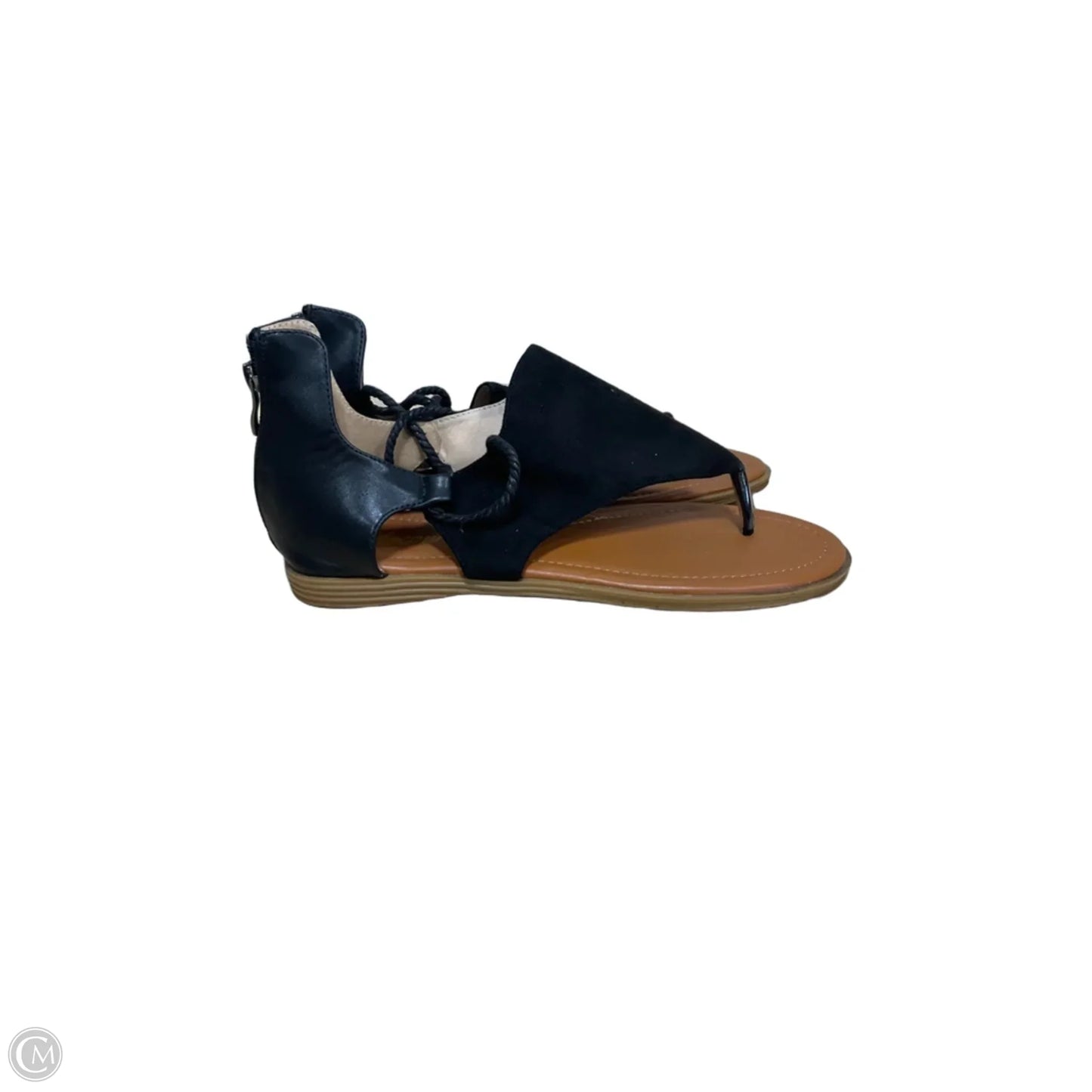 Sandals Flats By Cmc In Black, Size: 9