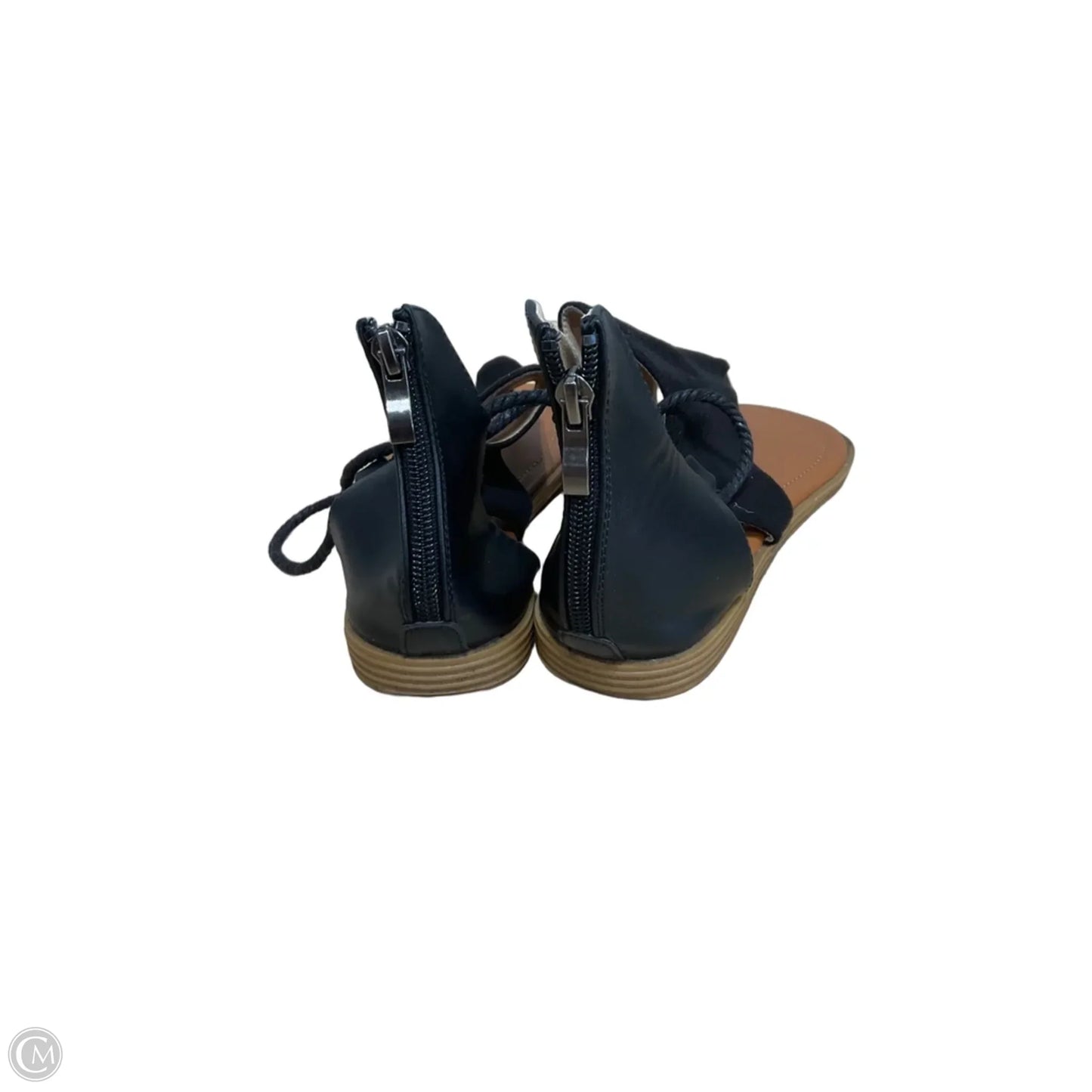 Sandals Flats By Cmc In Black, Size: 9