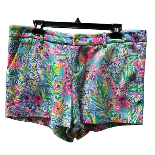 Shorts Designer By Lilly Pulitzer In Floral Print, Size: 12