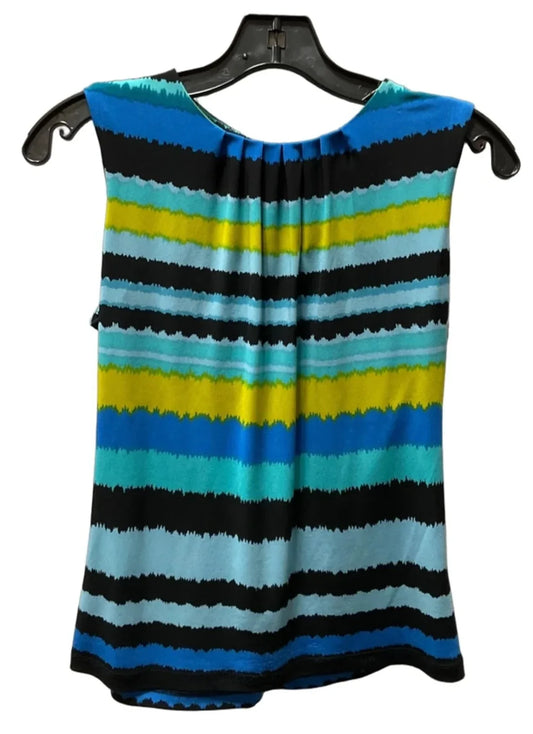 Top Sleeveless By Calvin Klein In Blue, Size: Xs