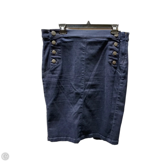 Skirt Midi By Express In Blue, Size: 14