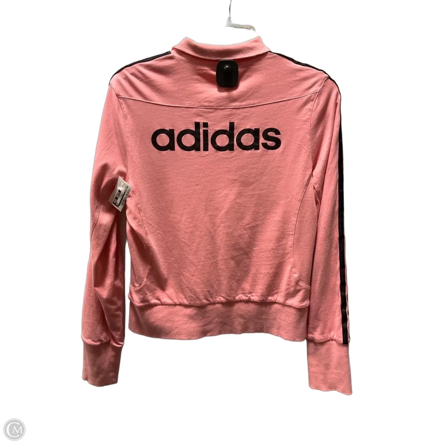 Athletic Jacket By Adidas In Pink, Size: M