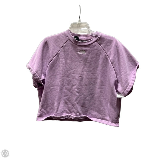Athletic Top Short Sleeve By The North Face In Purple, Size: S