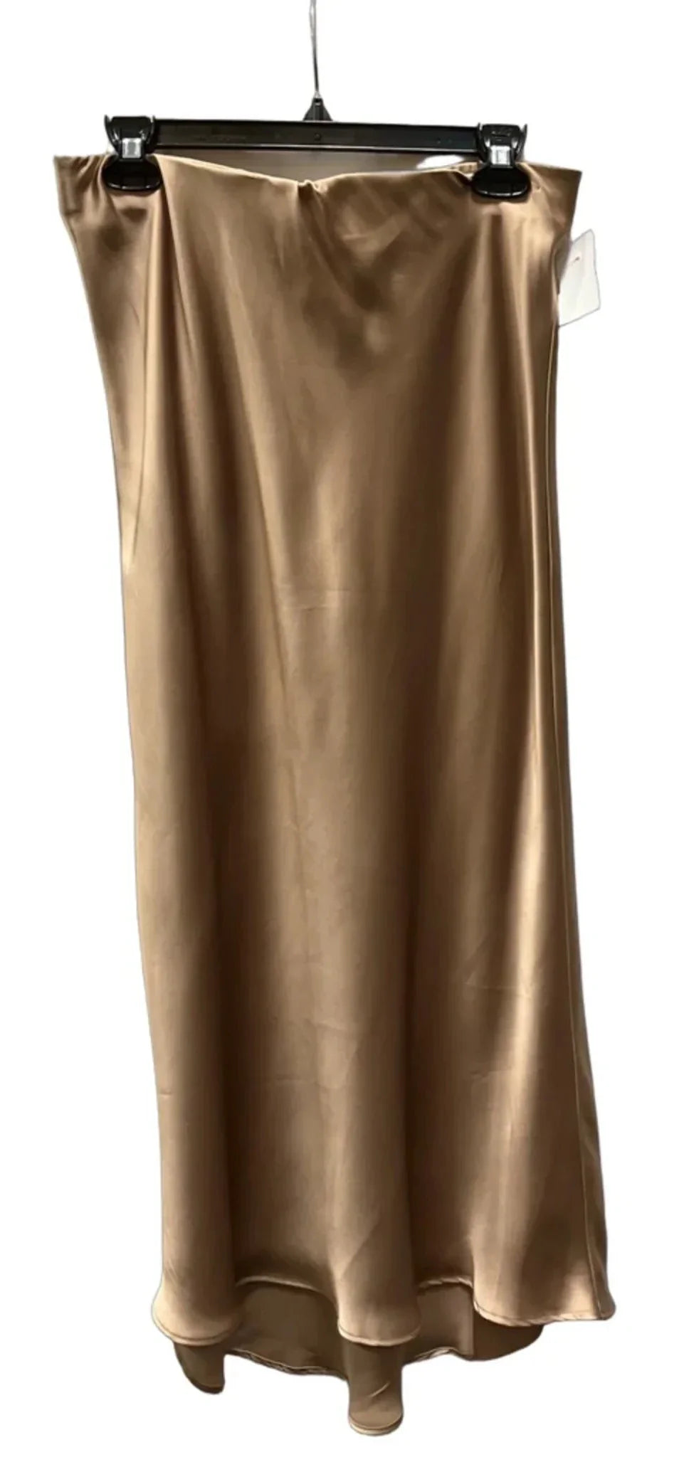 Skirt Maxi By Zara In Gold, Size: L