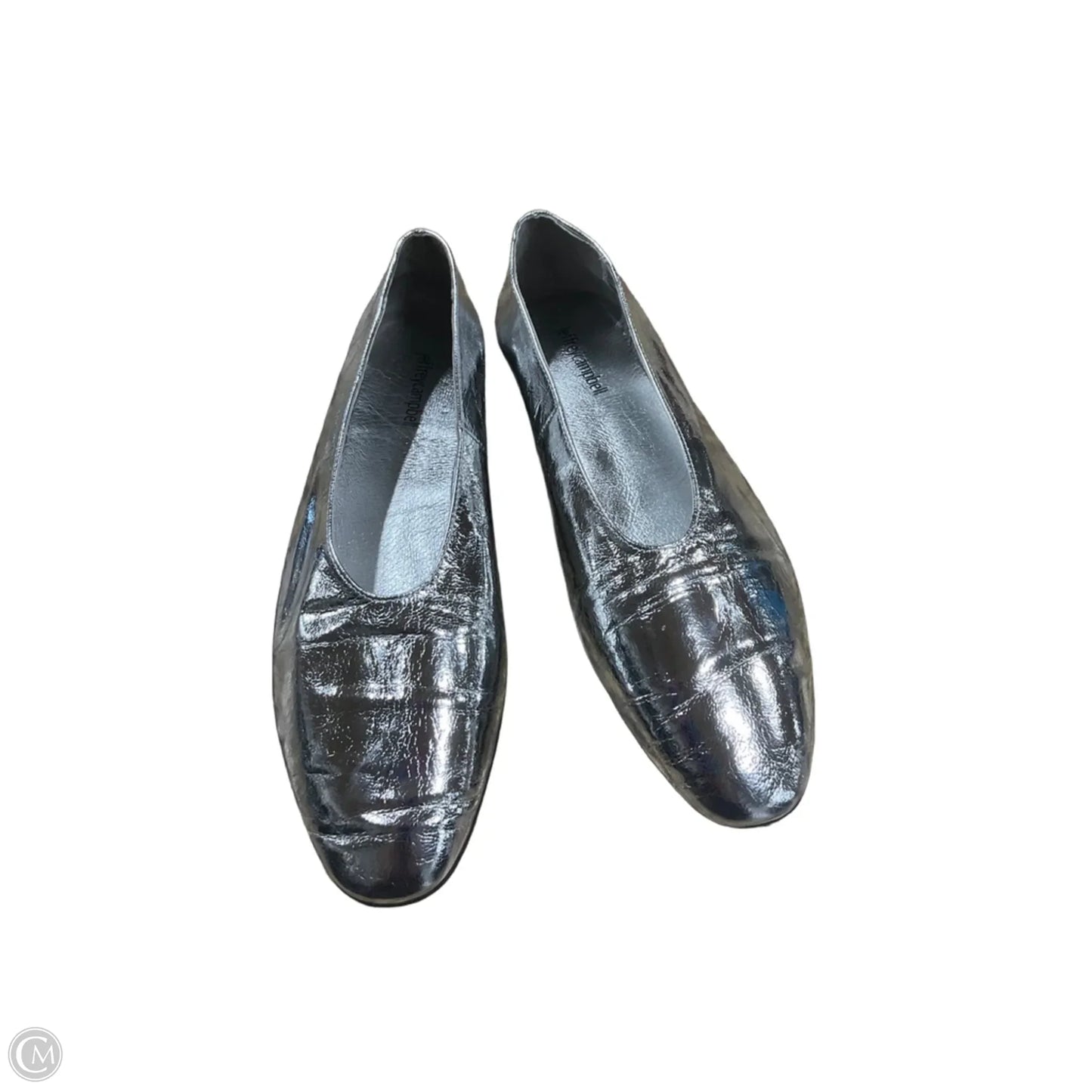 Shoes Flats By Jeffrey Campbell In Silver, Size: 10