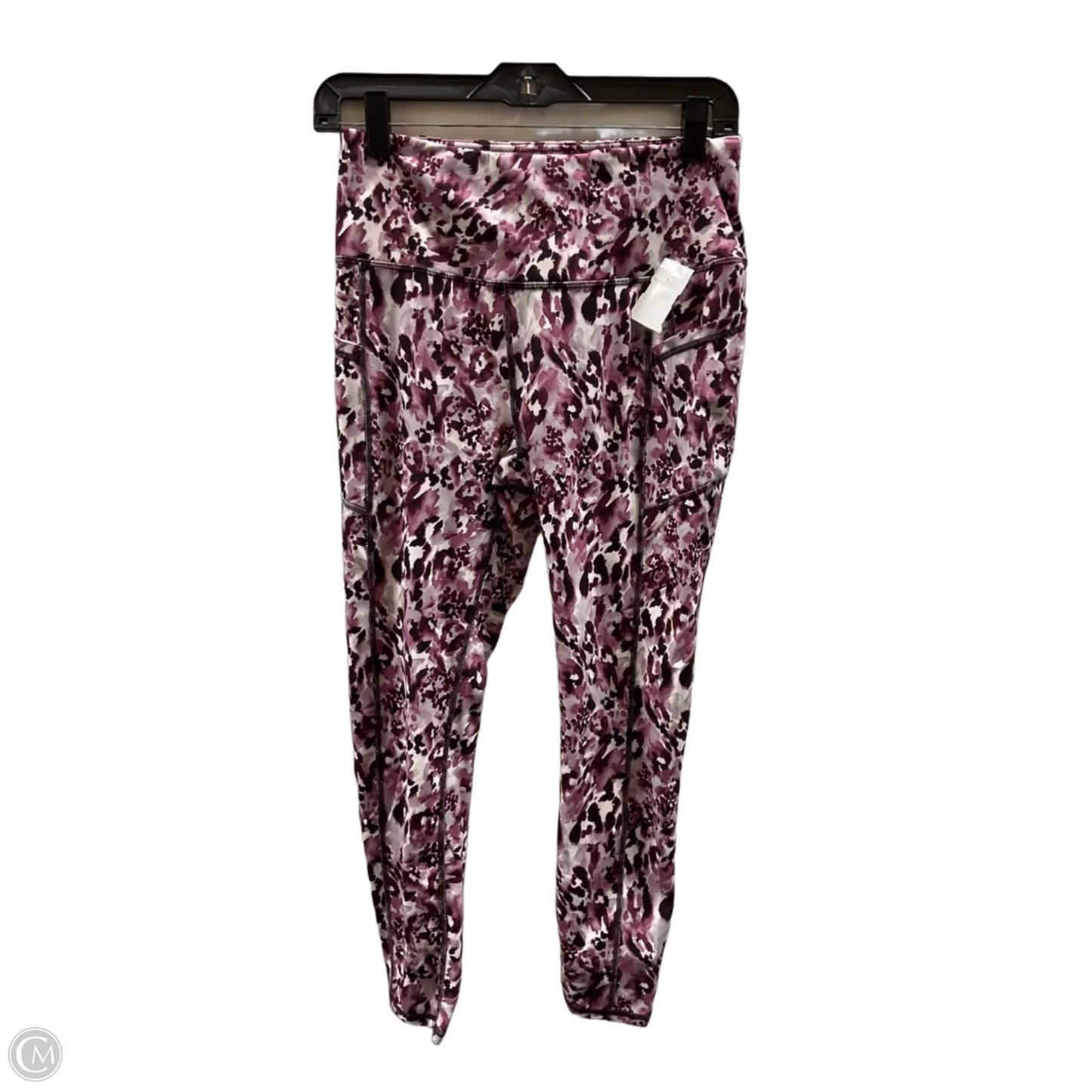 Athletic Leggings By Gaiam In Purple, Size: M