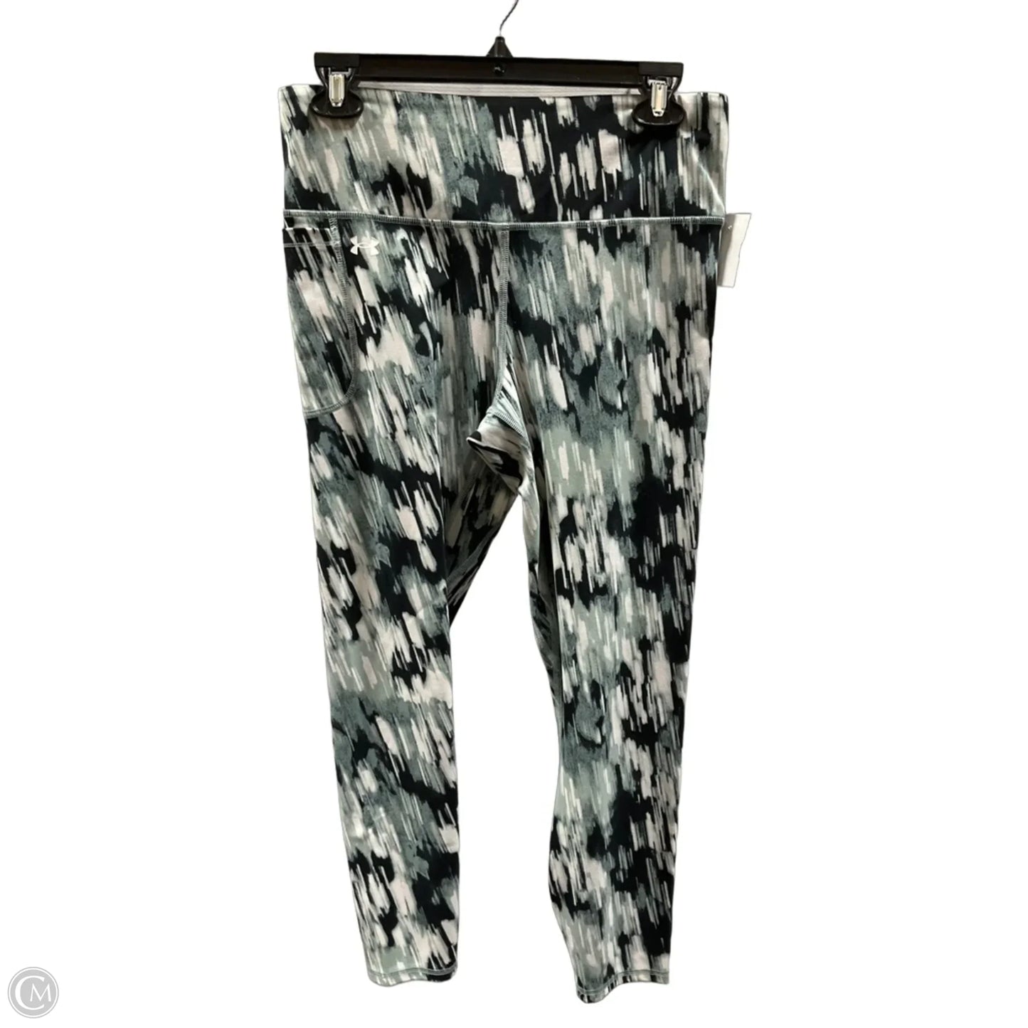 Athletic Leggings By Under Armour In Blue, Size: L