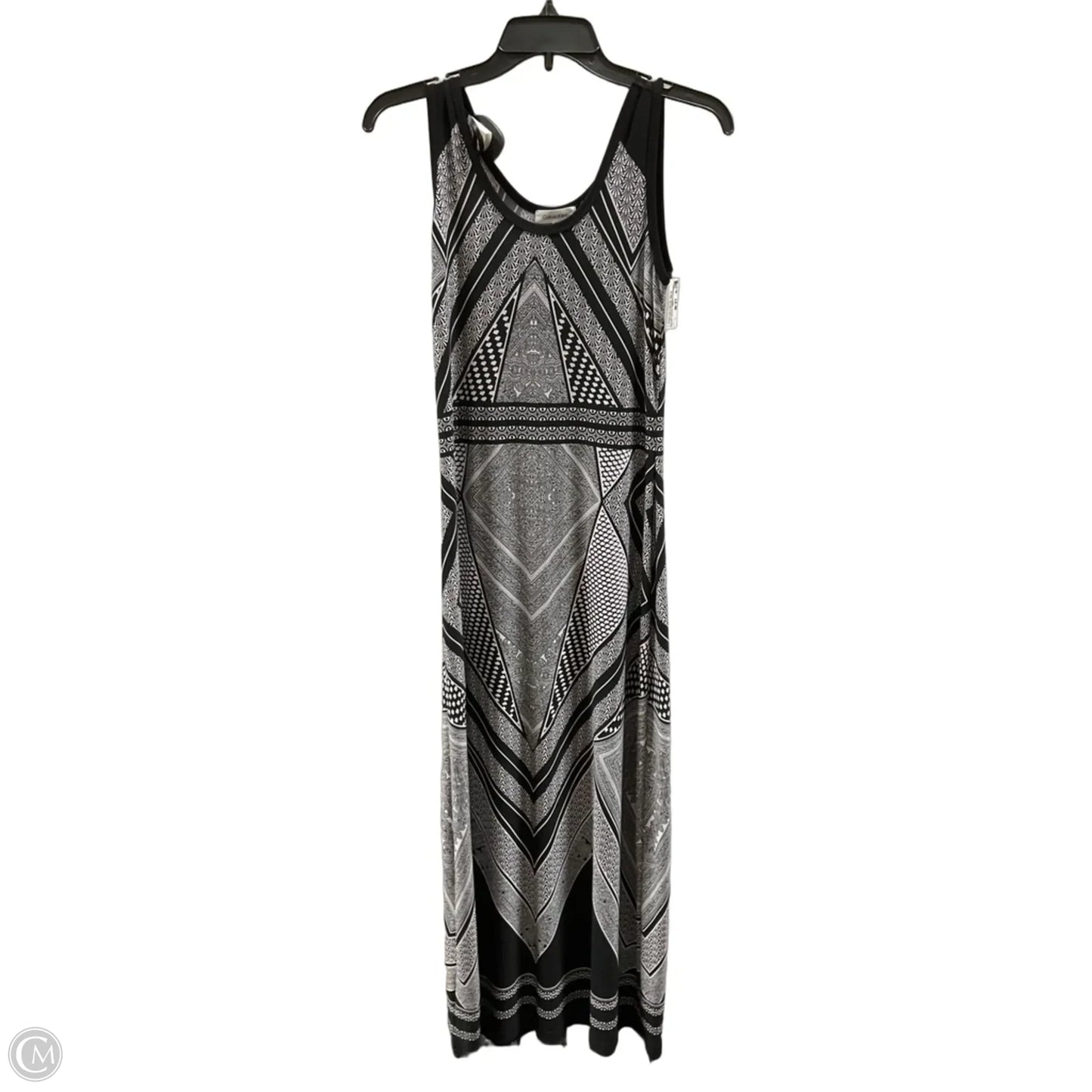 Dress Casual Maxi By Calvin Klein In Black, Size: Xs