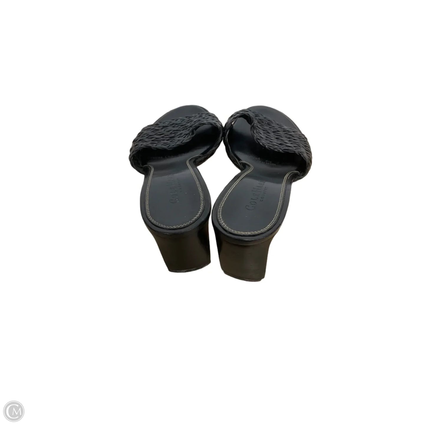 Sandals Heels Kitten By Cole-haan In Black, Size: 8.5