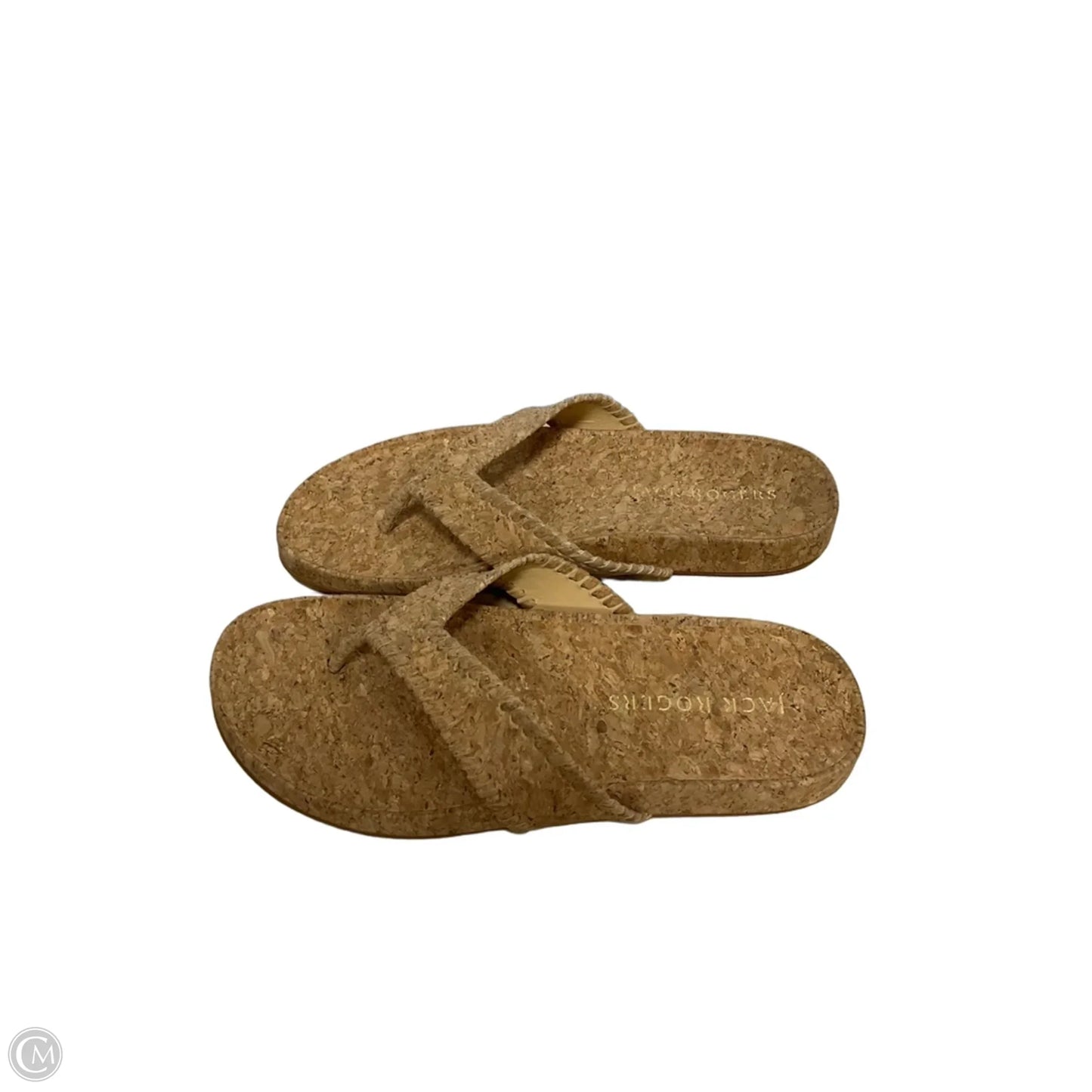Sandals Flats By Jack Rogers In Tan, Size: 9.5