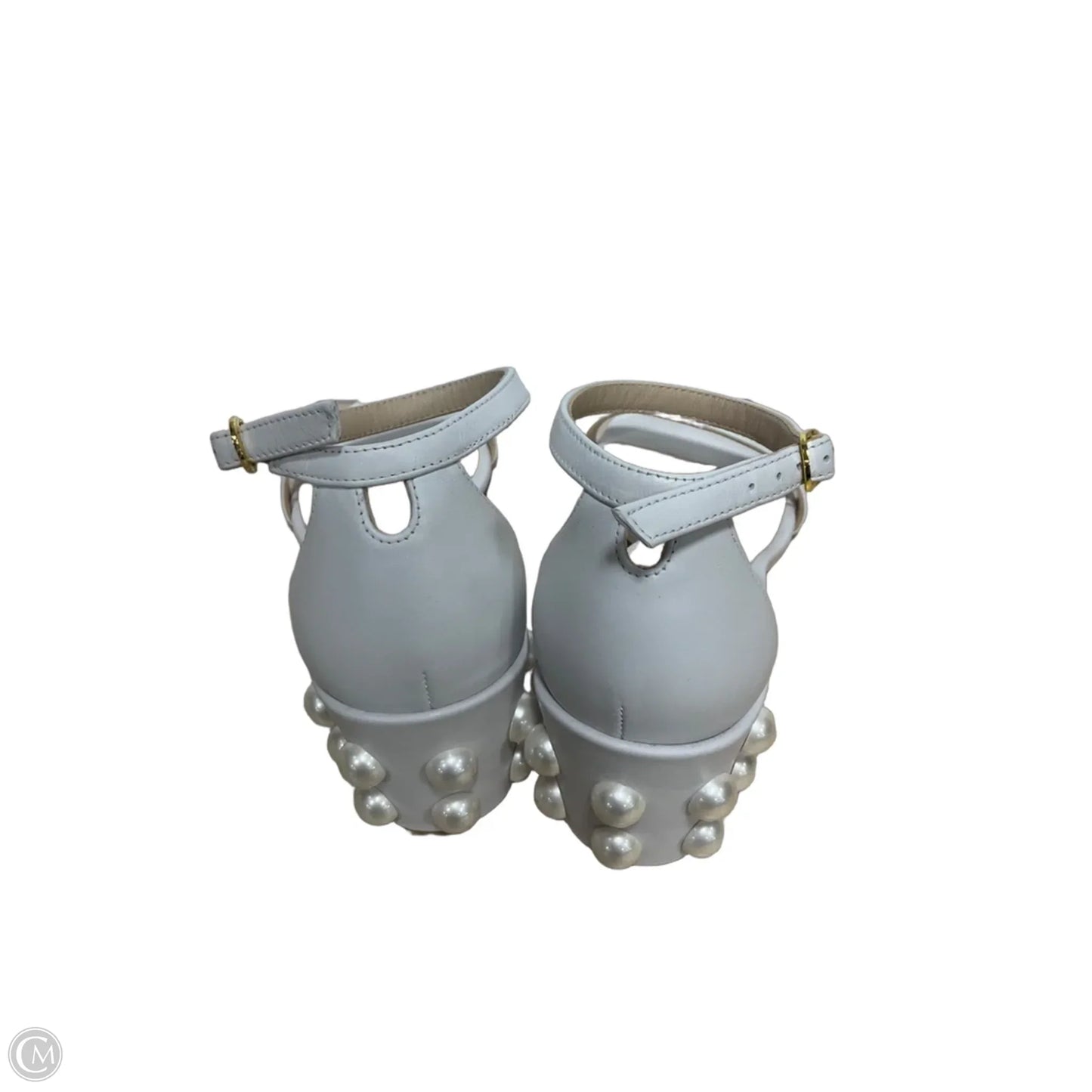 Sandals Heels Block By Stuart Weitzman In White, Size: 7