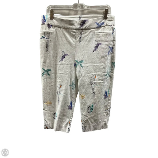 Capris By Chicos In White, Size: 10
