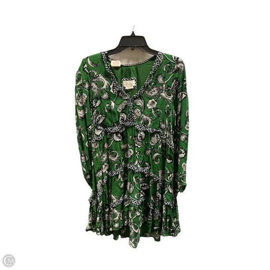 Dress Casual Short By Anthropologie In Green, Size: S