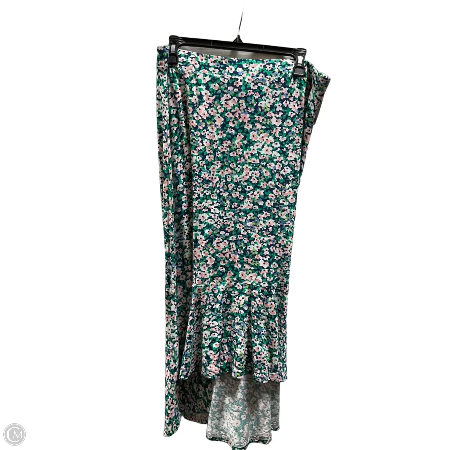 Skirt Midi By Talbots In Floral Print, Size: Lp