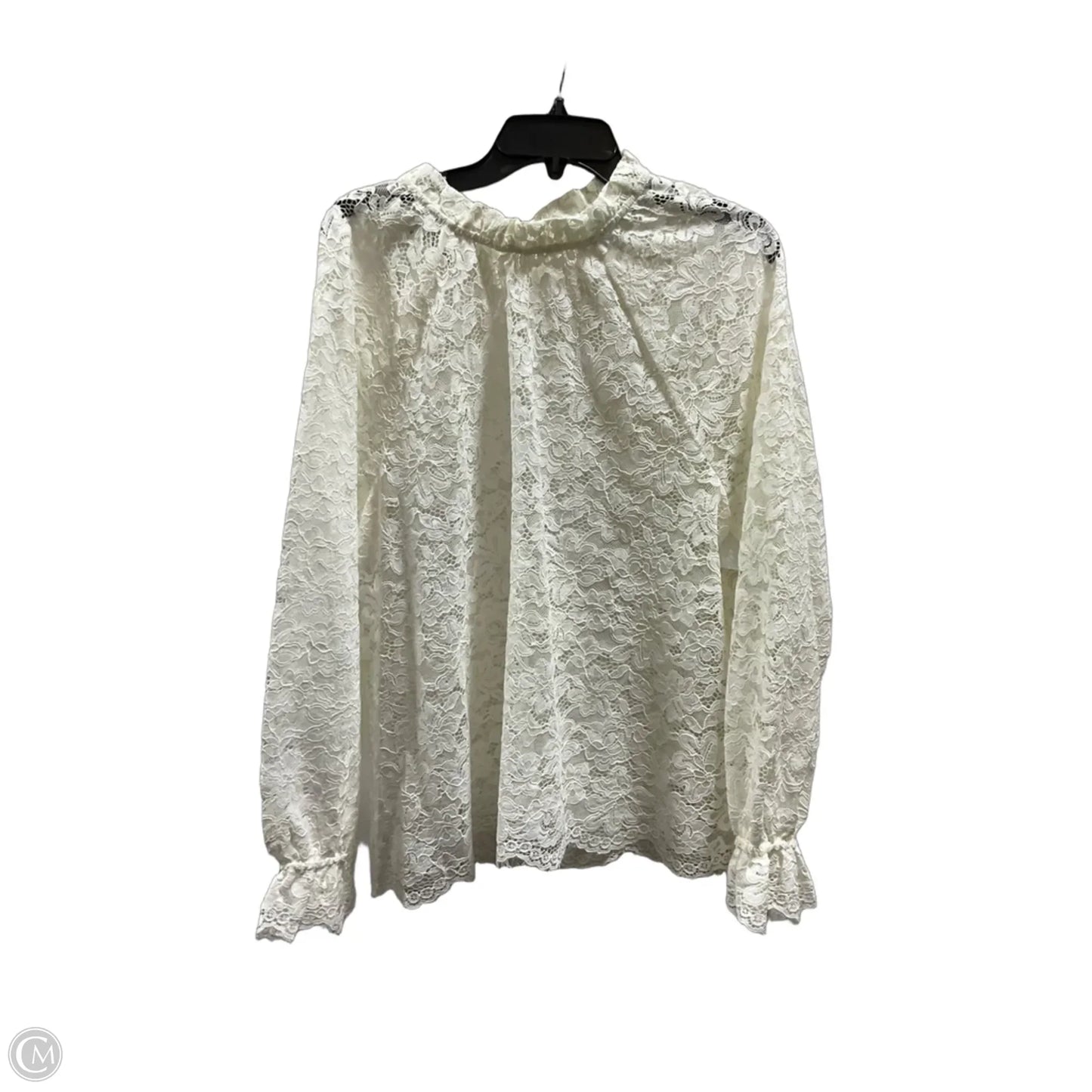 Top Long Sleeve By Cma In White, Size: Xl