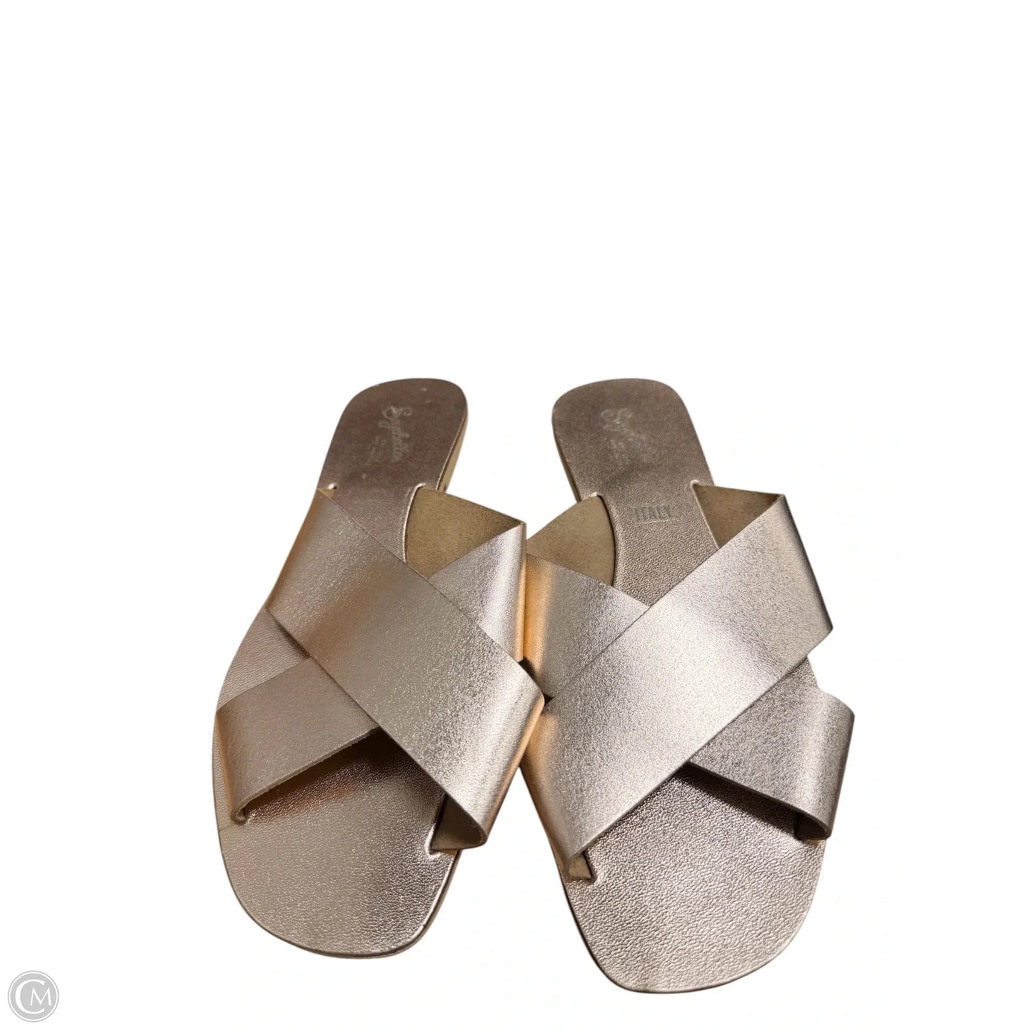 Sandals Flats By Seychelles In Gold, Size: 8