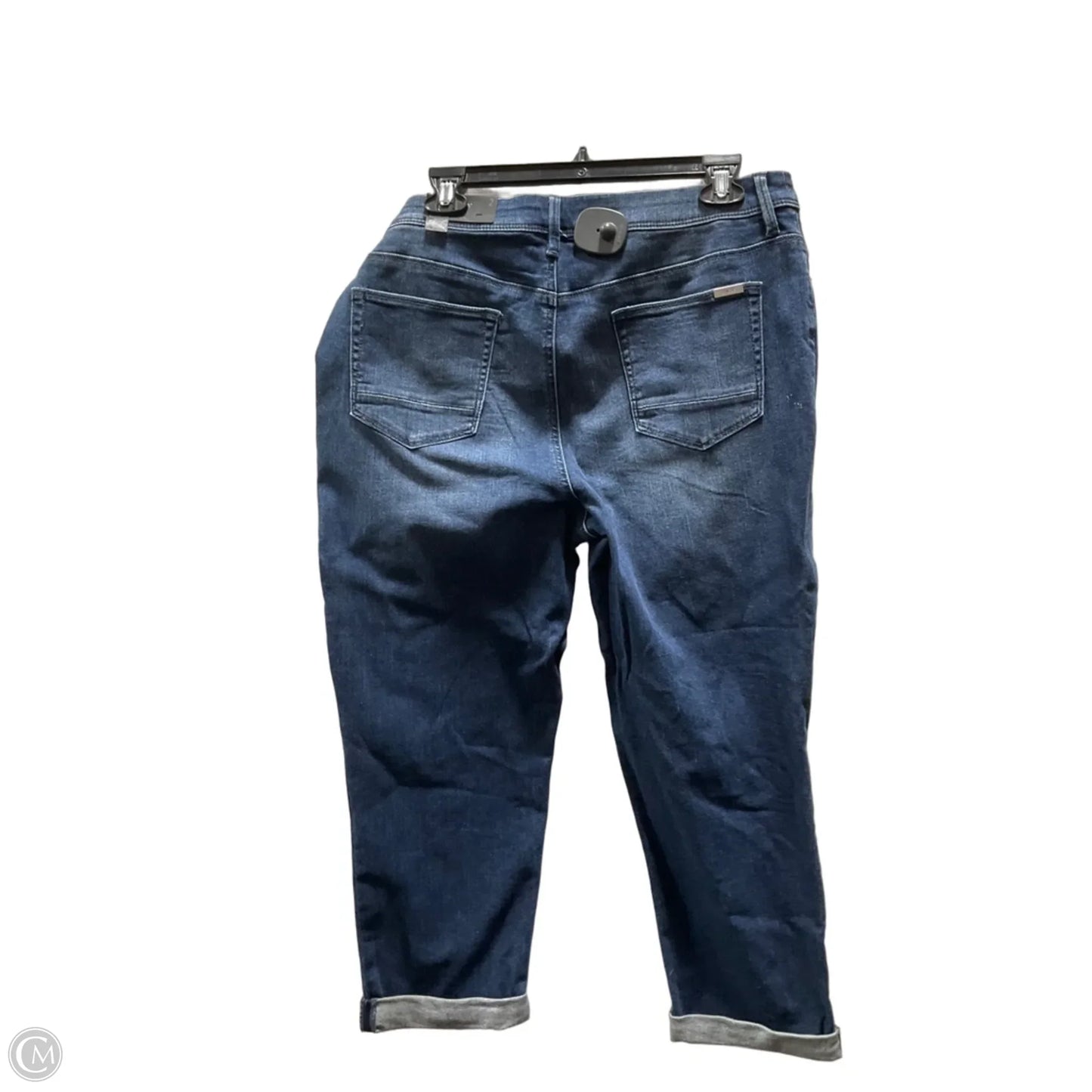 Jeans Cropped By Chicos In Blue, Size: L