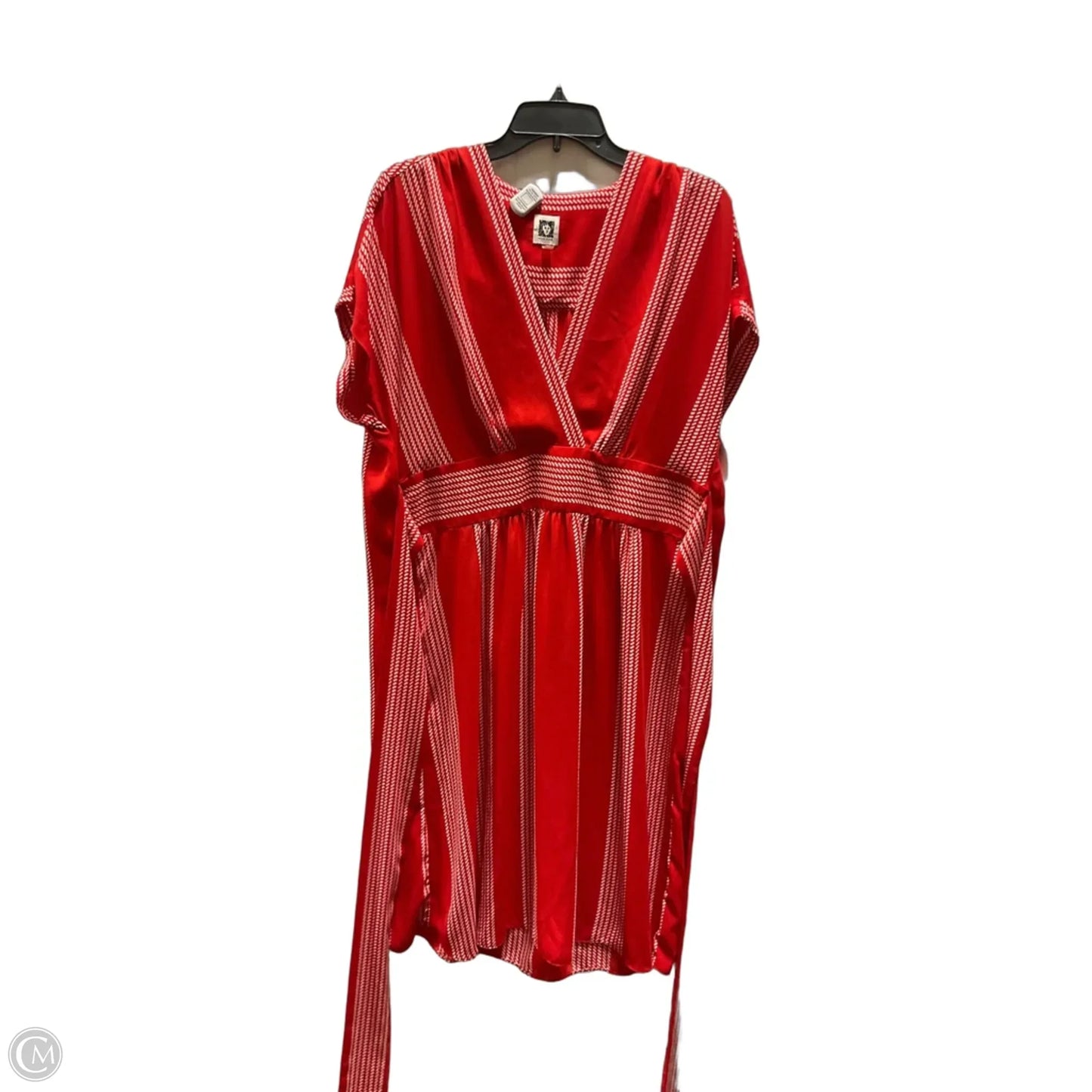 Dress Casual Short By Anne Klein In Red, Size: L