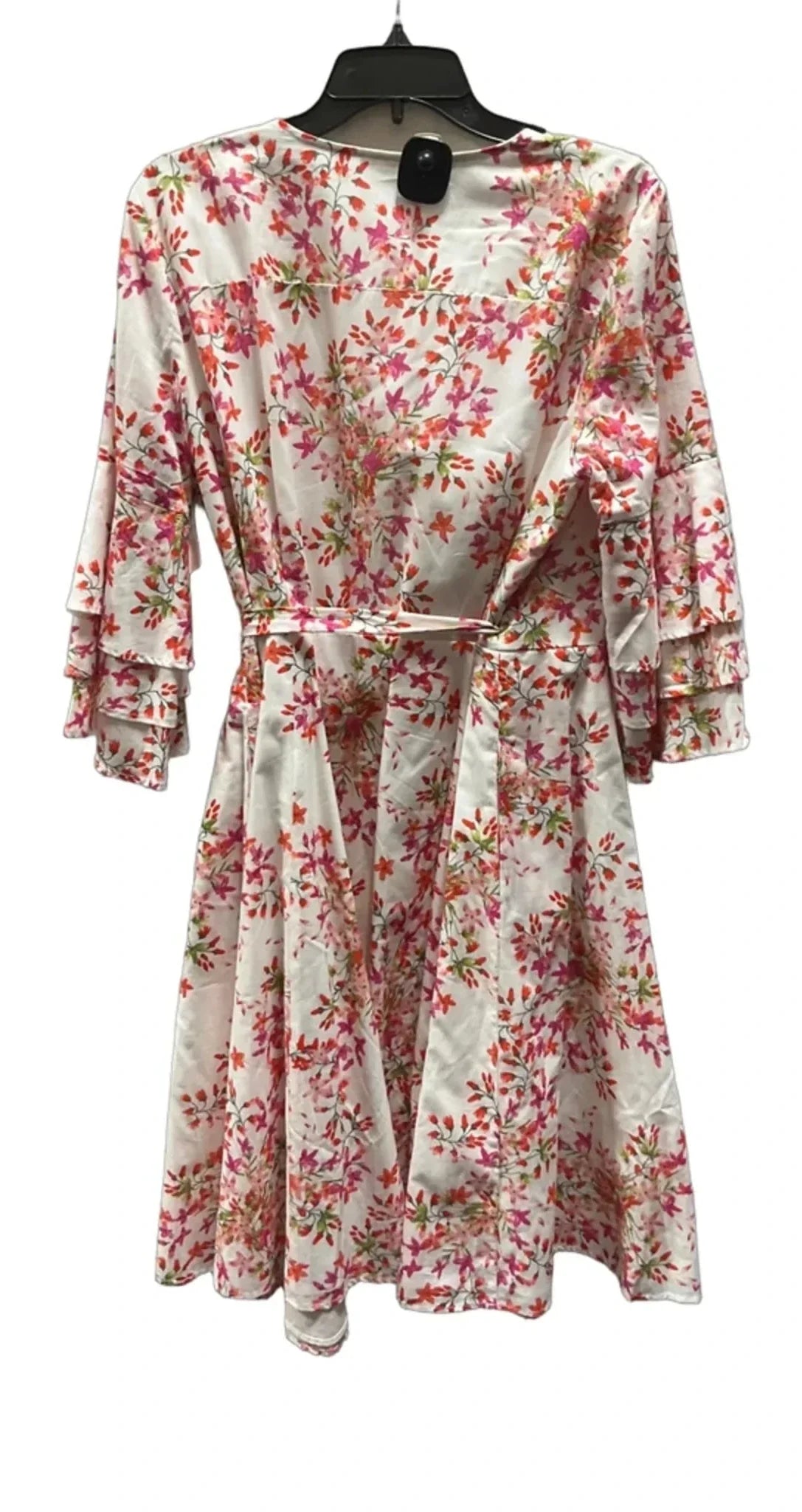 Dress Casual Maxi By Calvin Klein In Floral Print, Size: L