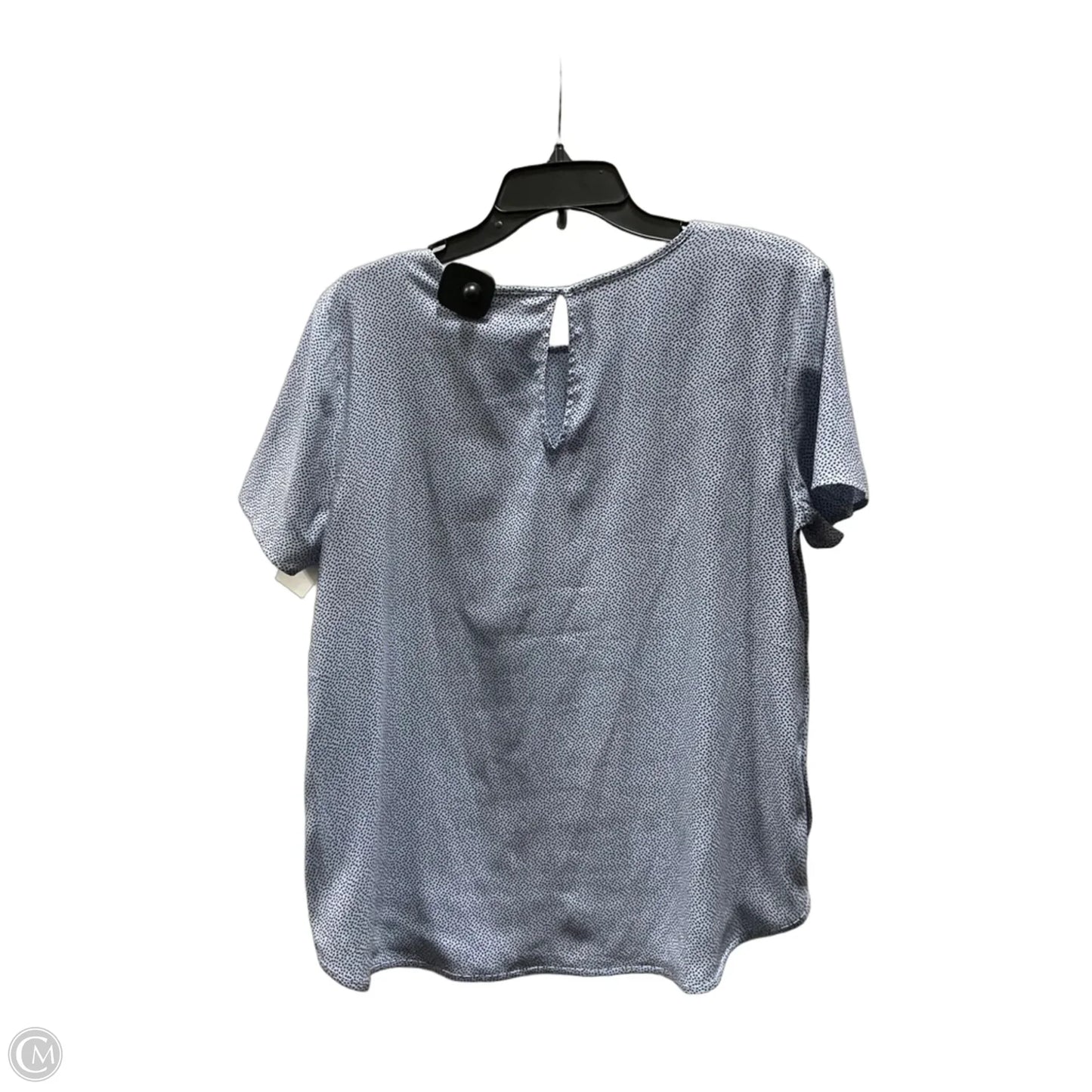 Top Short Sleeve By Ann Taylor In Blue, Size: M